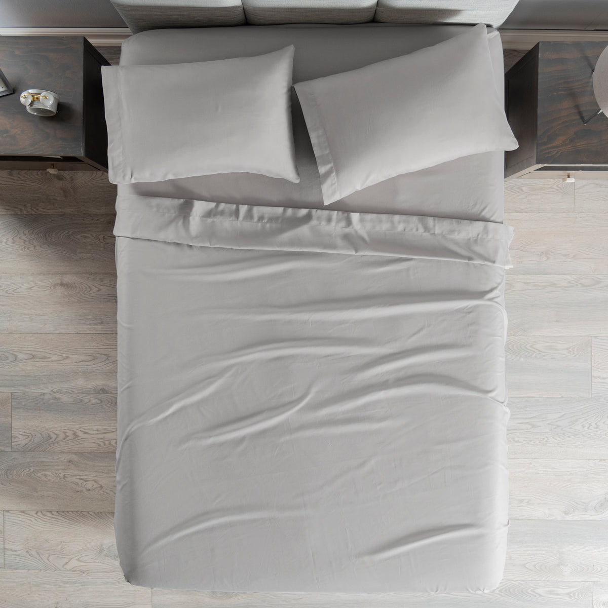 Sábanas Viasoft Gris KS