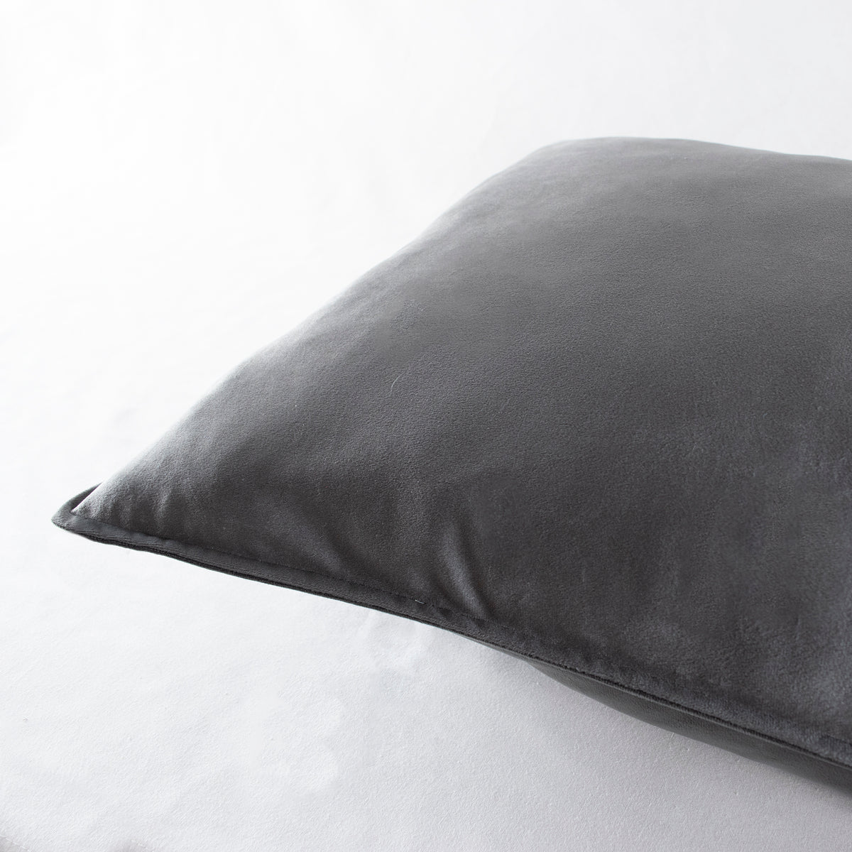 Funda De Almohada Velvet Gris STD