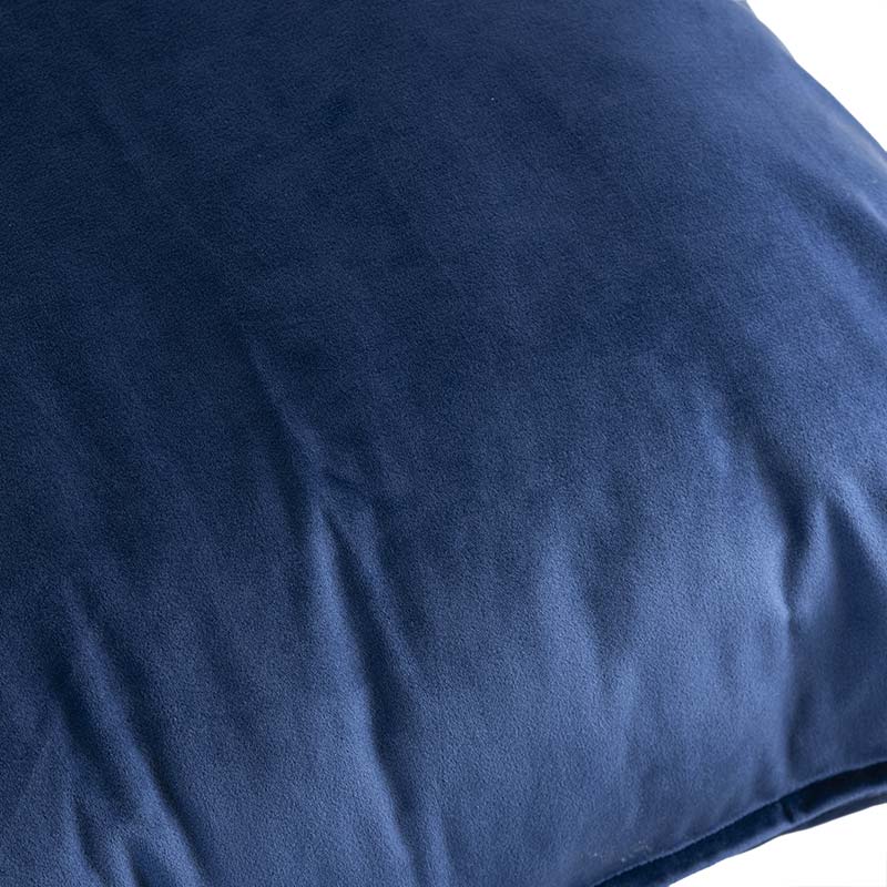 Funda De Cojín Velvet Azul /