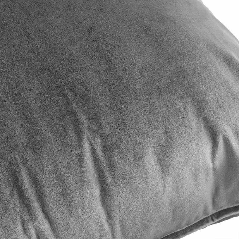 Funda De Cojín Velvet Gris /