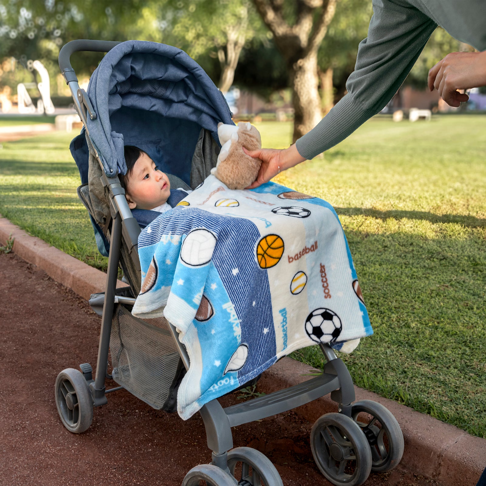 Cobija Baby Ligera Pelotas CARRIOLA