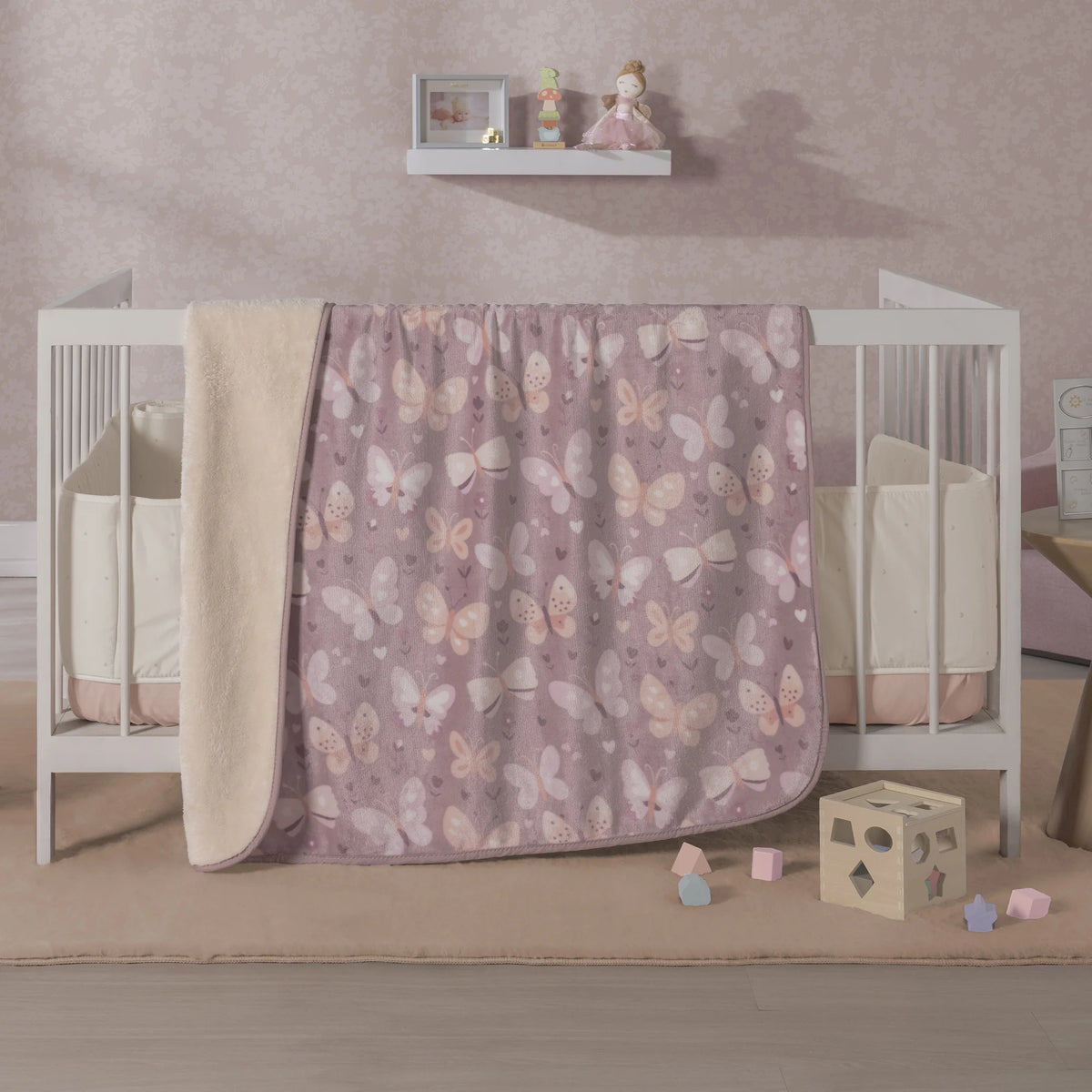 Cobertor Baby Siberia Mariposas