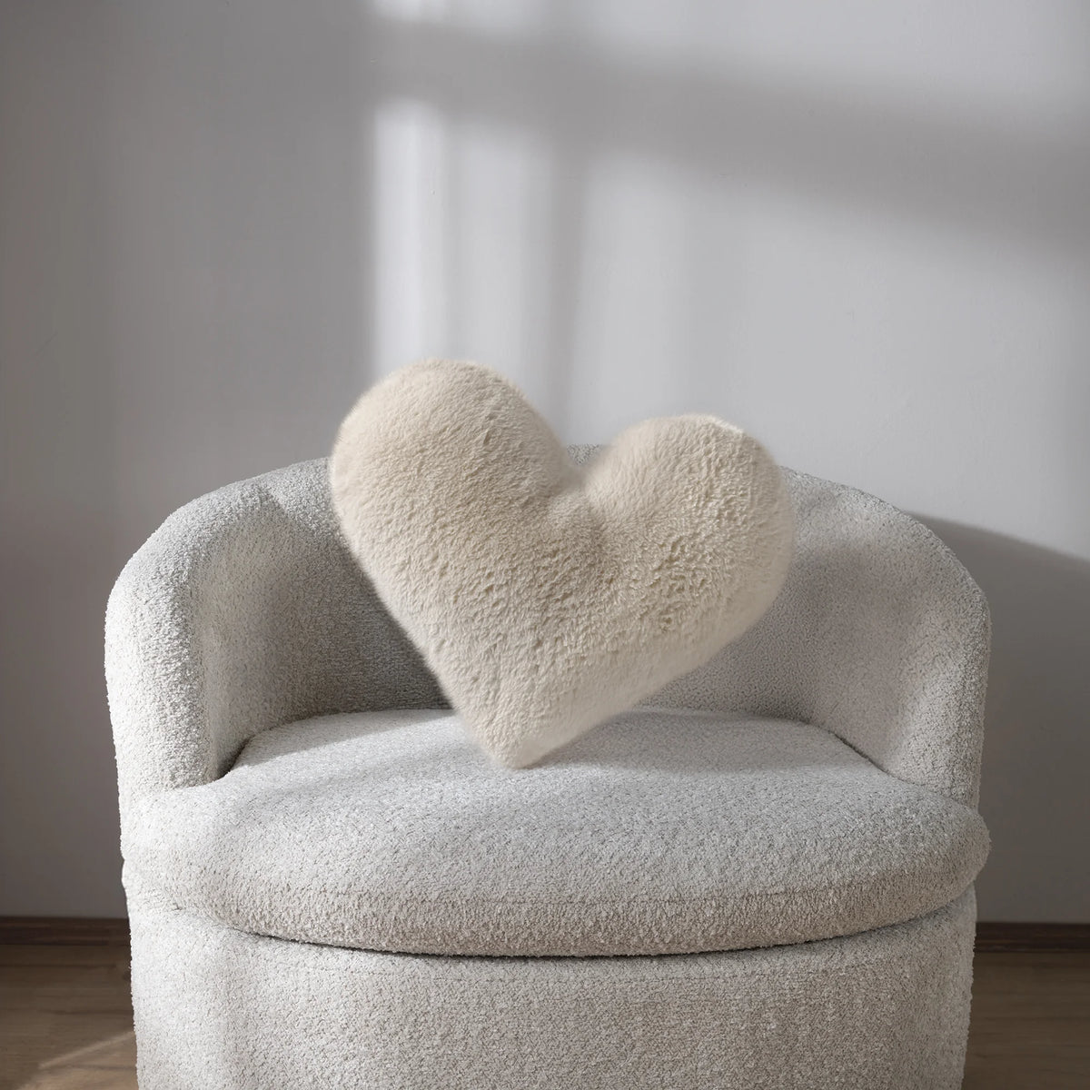 Cojín Everest Corazon Ivory