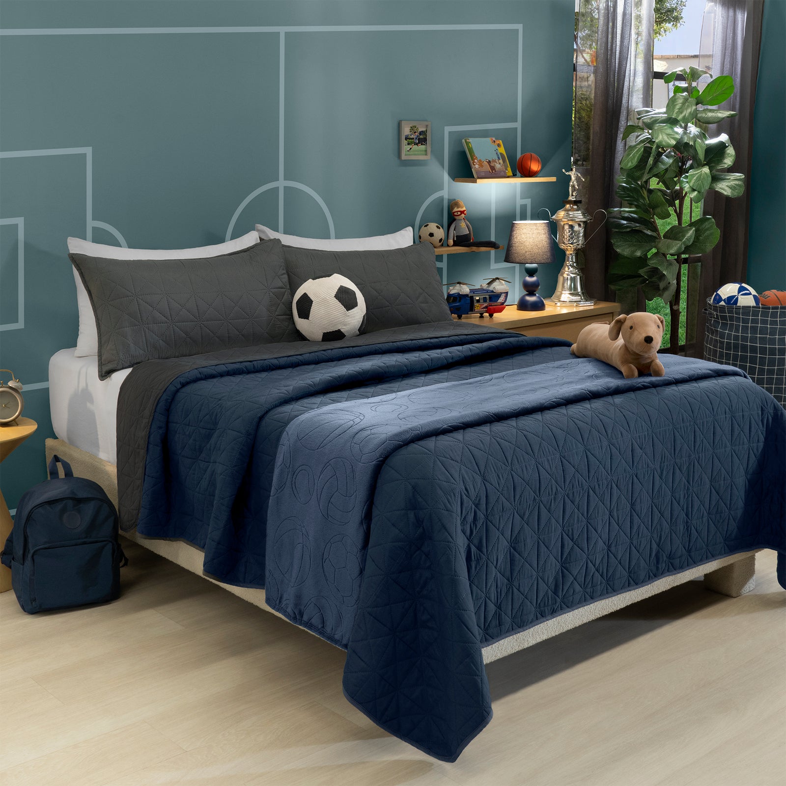 Cubrelecho Novo Cobalto KING SIZE