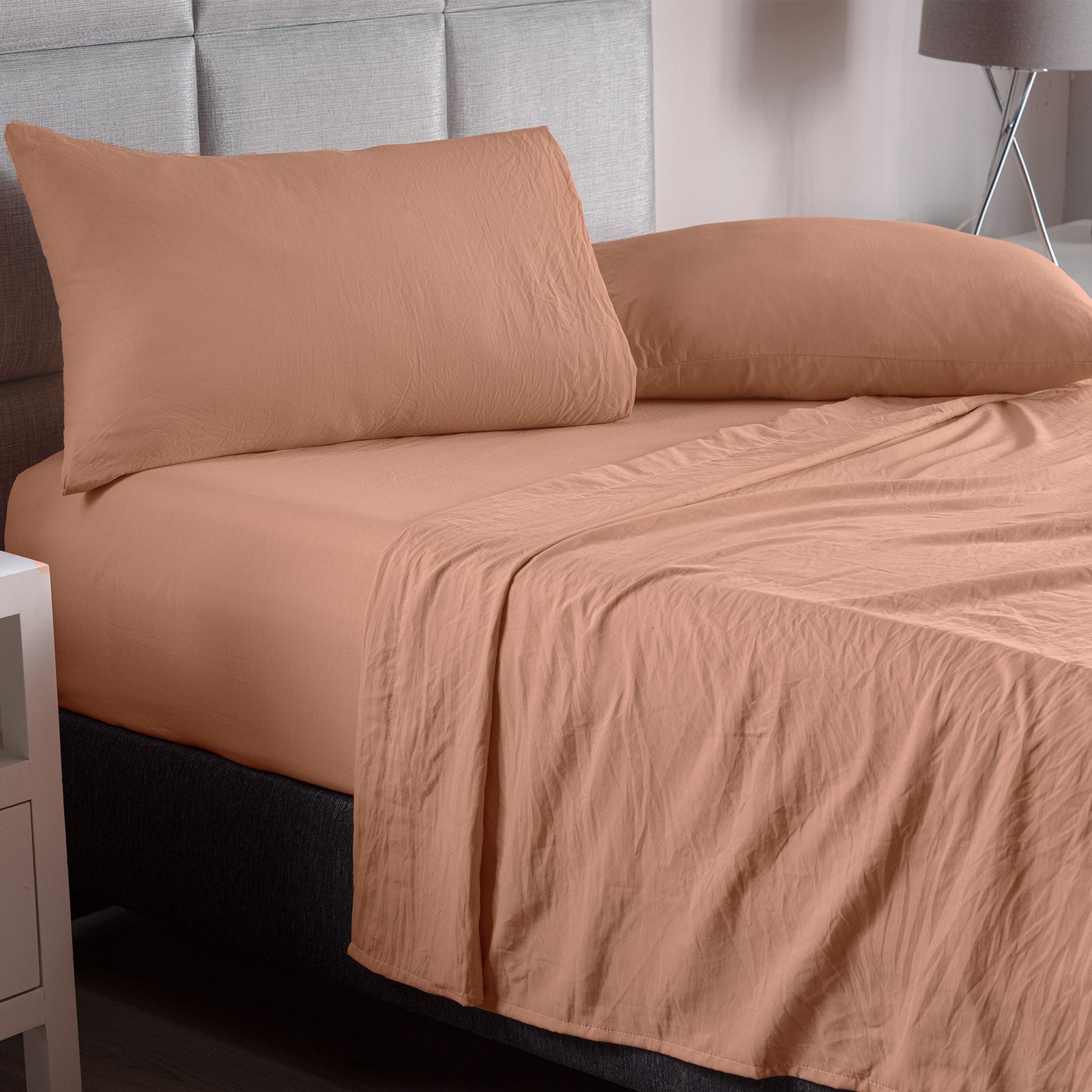 Sábanas Viasoft Washed Rose KS