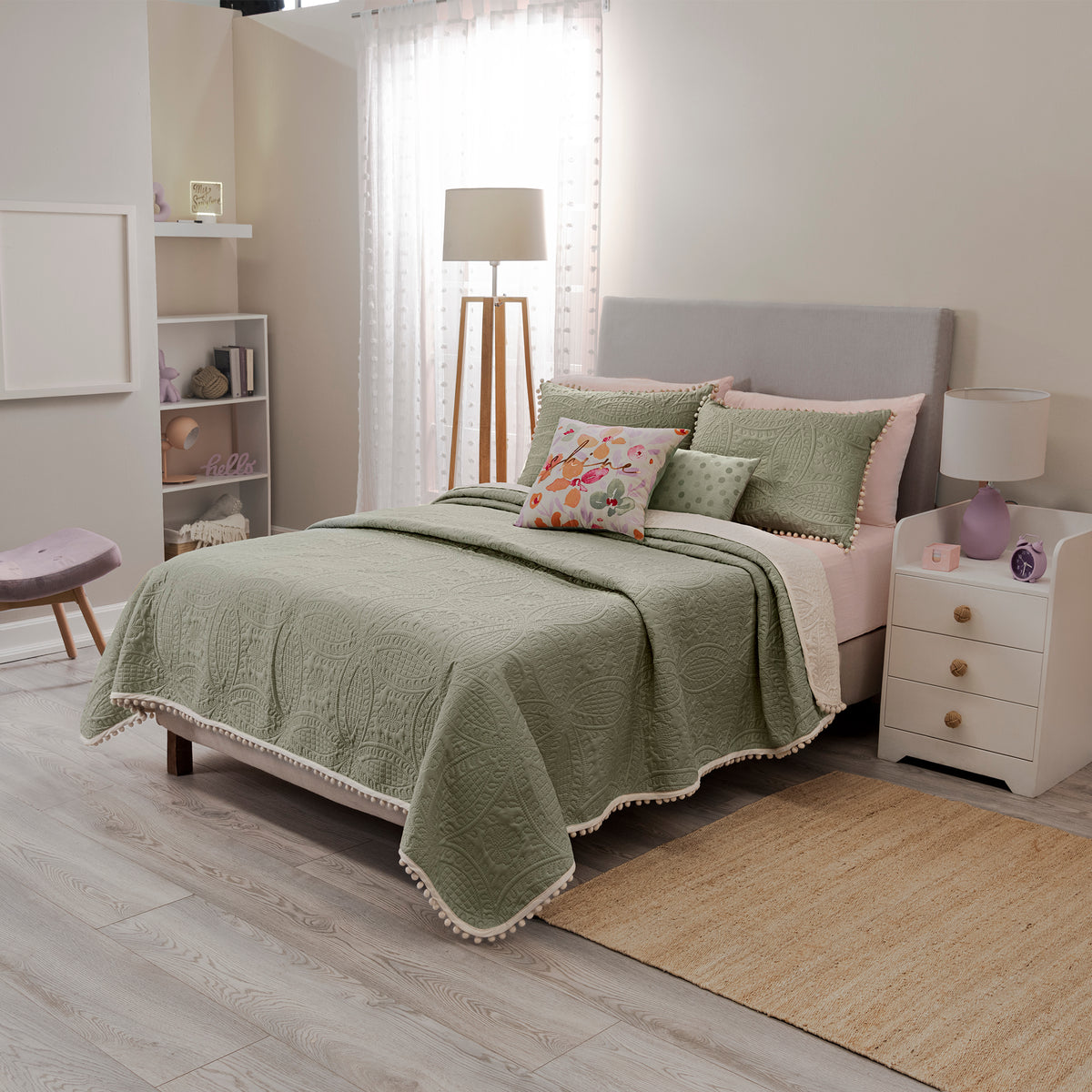 Juego de Edredón Jade QUEEN SIZE/DOBLE XL