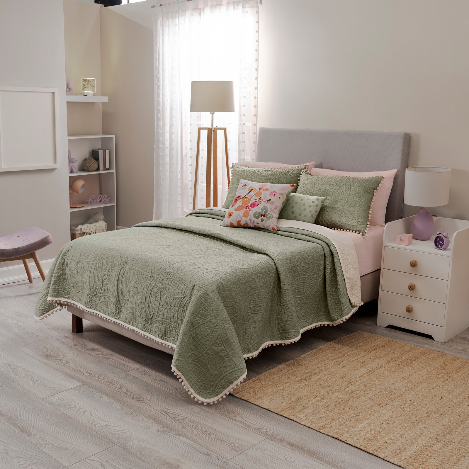 Juego de Edredón Jade QUEEN SIZE/DOBLE XL