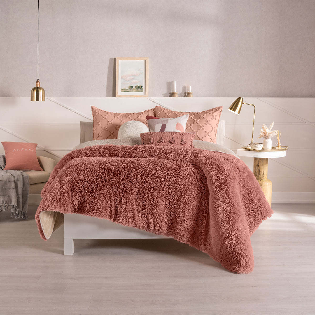 Cobija Everest Deep Rose KING SIZE XL