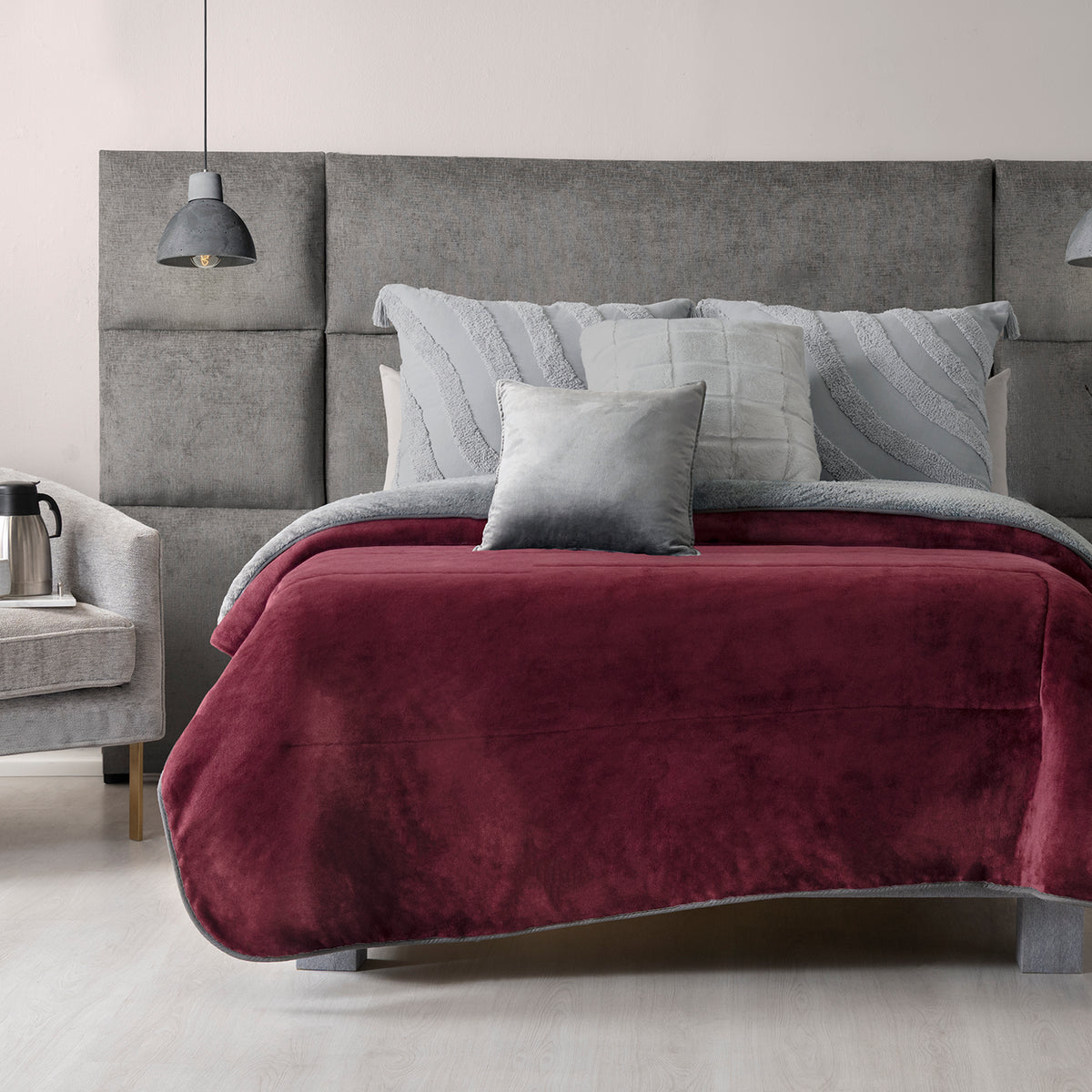 Cobija Invernal Tinto KING SIZE/QUEEN SIZE