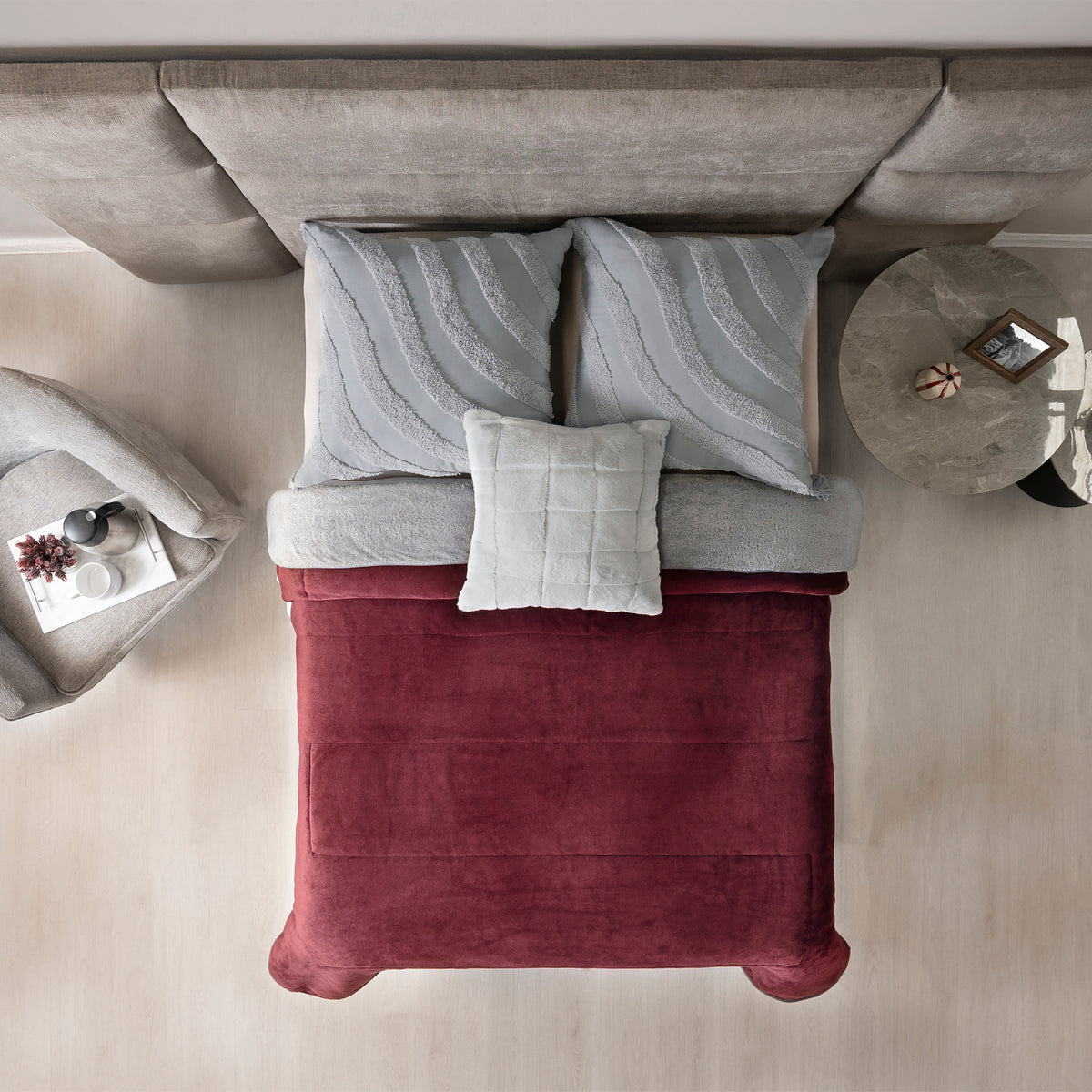 Cobija Invernal Tinto KING SIZE/QUEEN SIZE