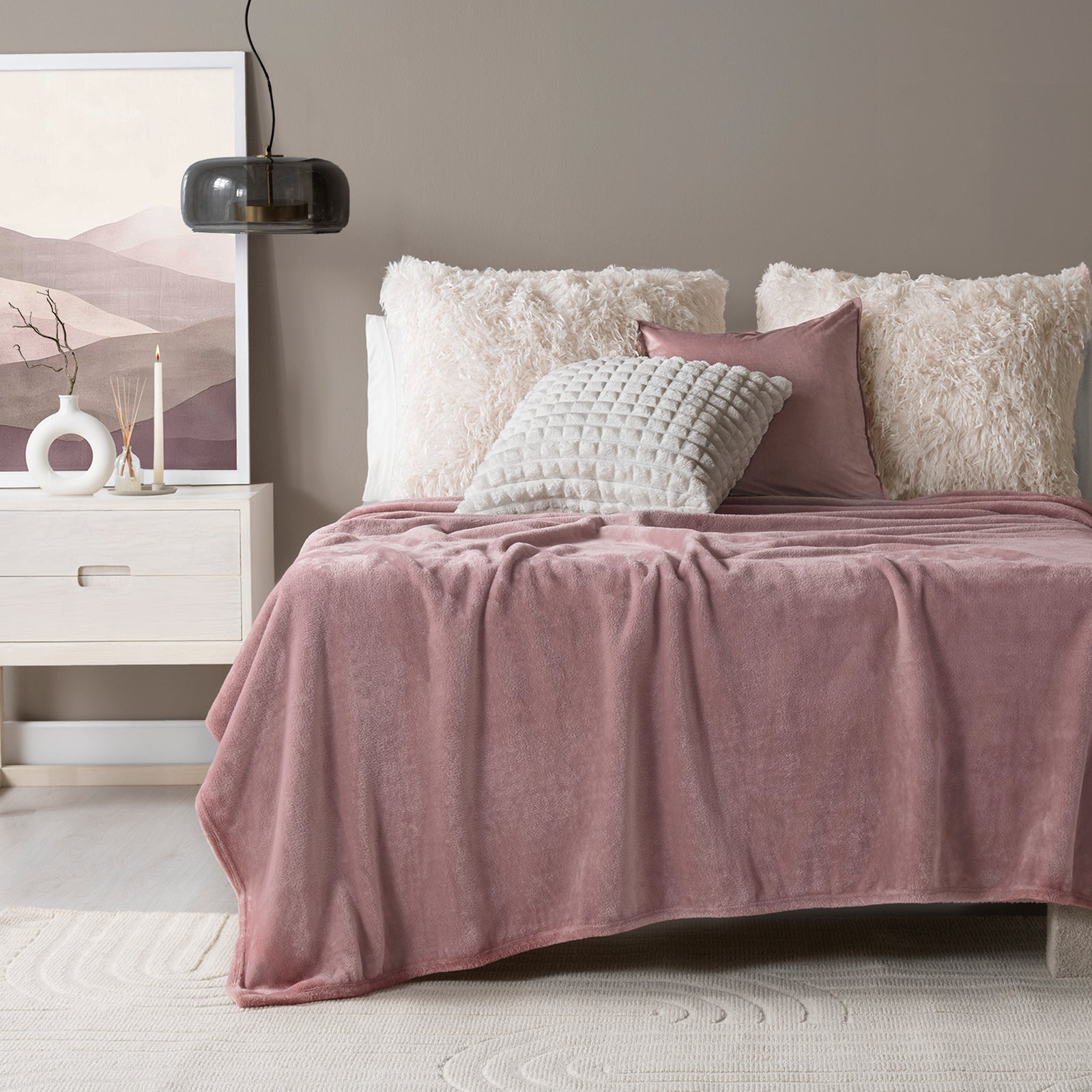 Cobija Ligera Lila KING SIZE/QUEEN SIZE