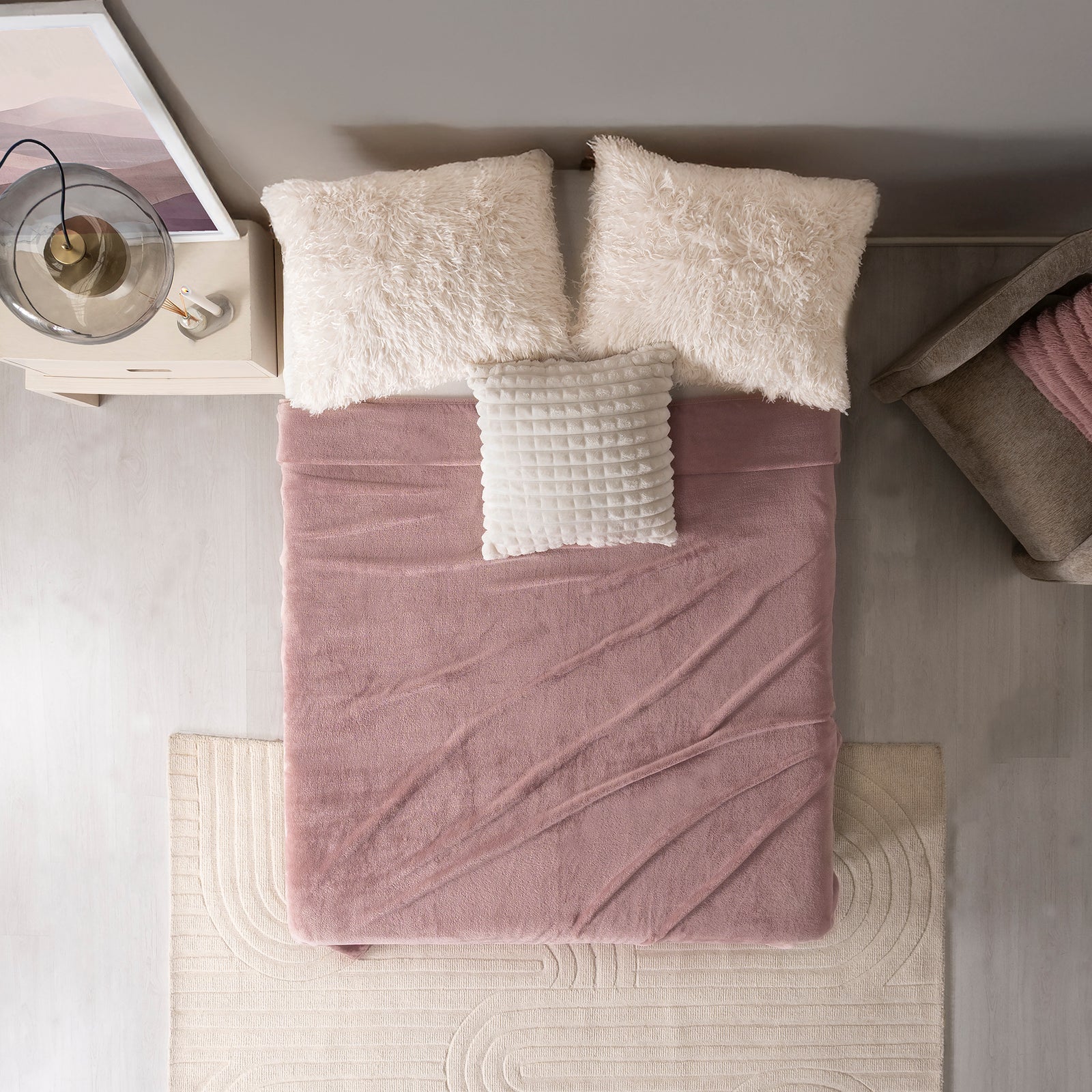 Cobija Ligera Lila KING SIZE/QUEEN SIZE