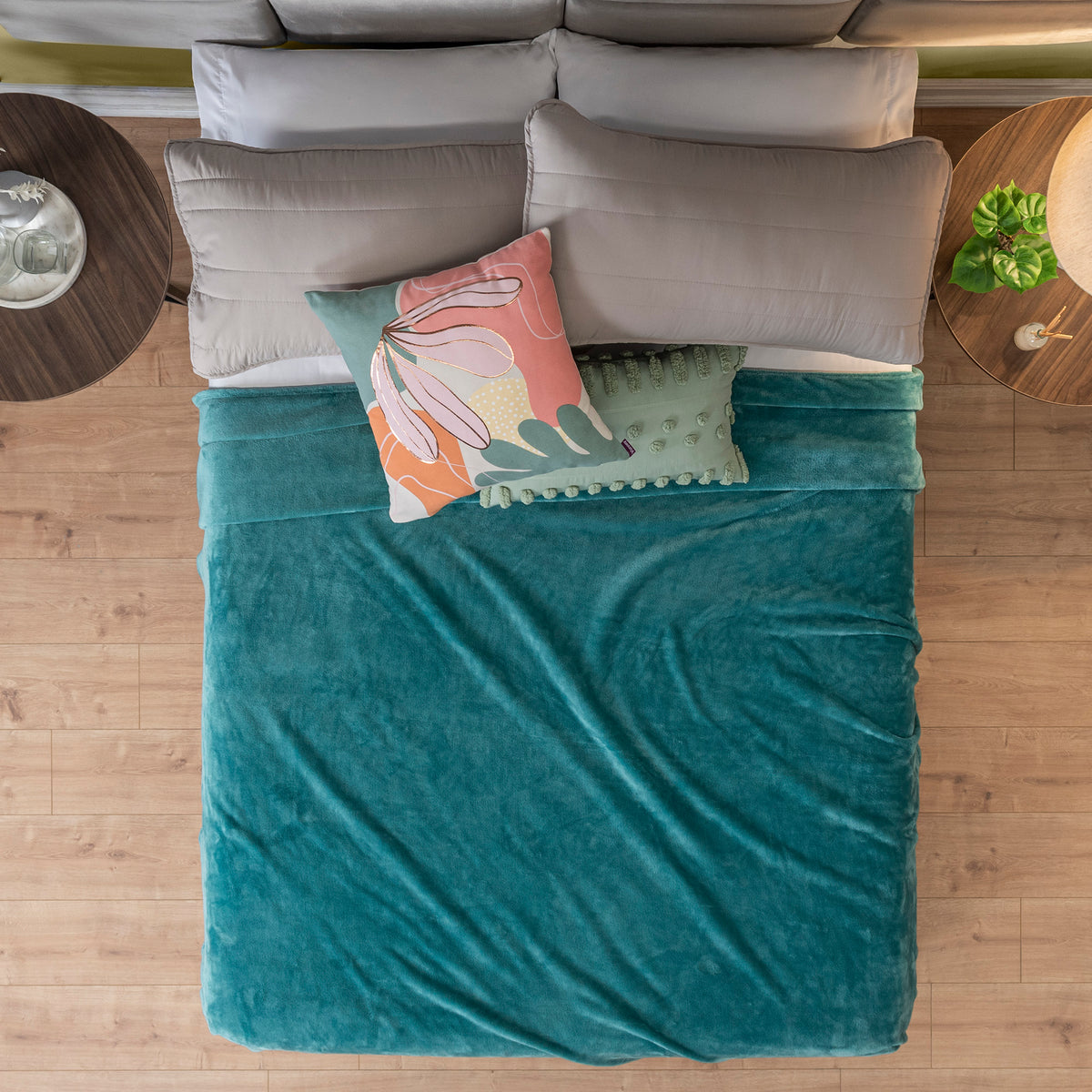 Cobija Ligero Turquesa