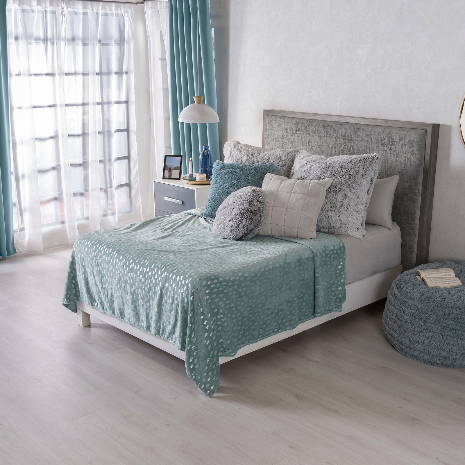 Cobija Ligera Celeste KING SIZE/QUEEN SIZE