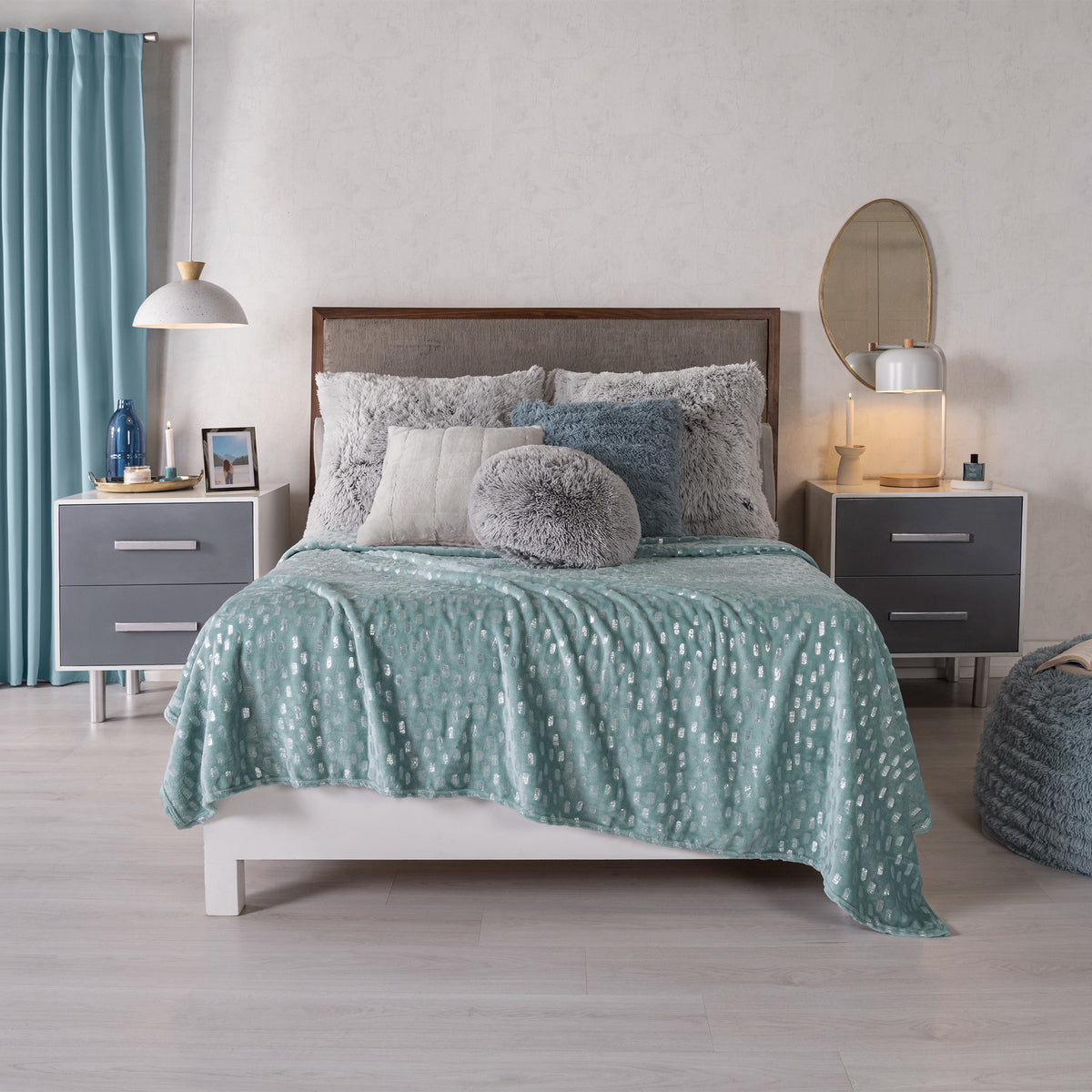 Cobija Ligera Celeste KING SIZE/QUEEN SIZE