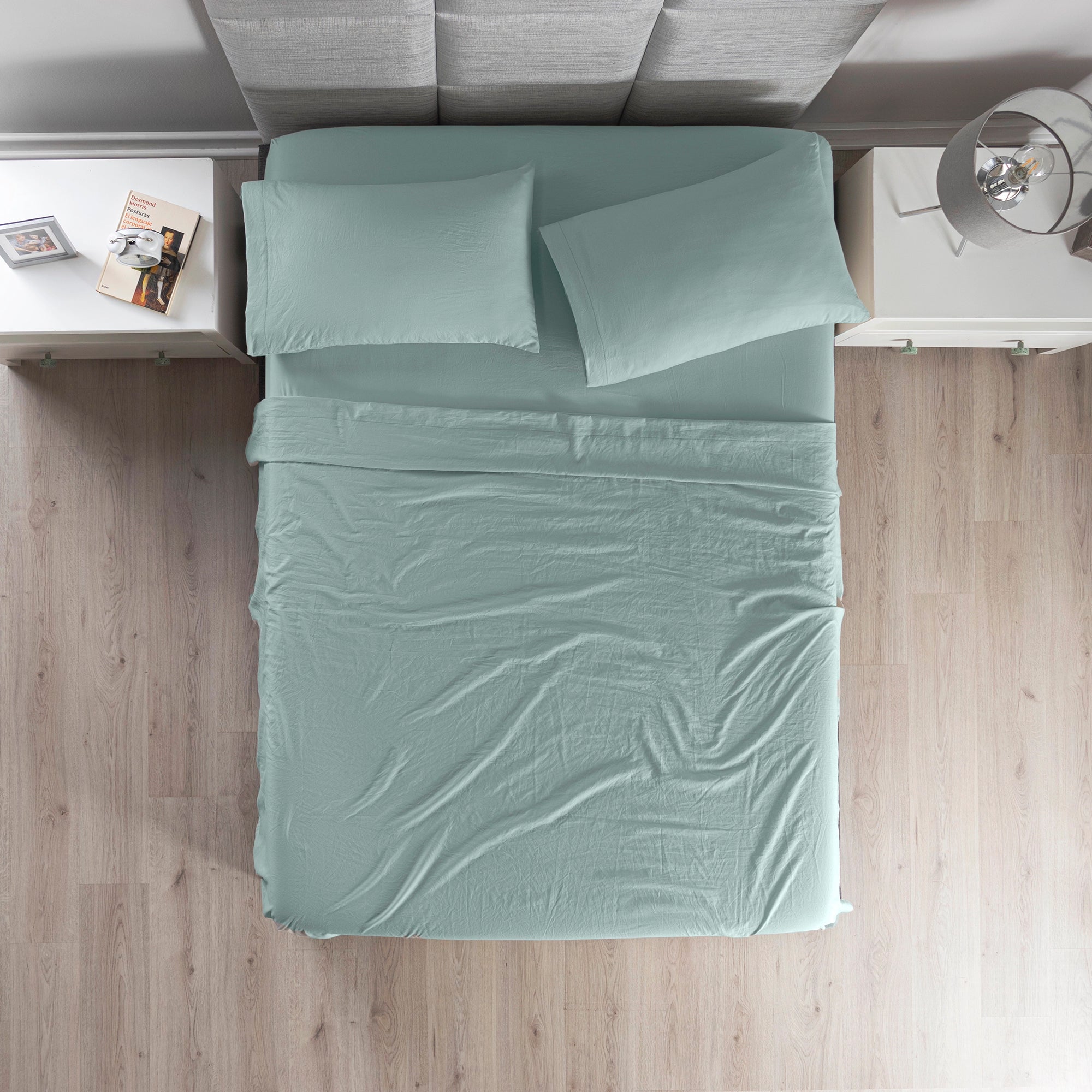 Sábanas Viasoft Washed Mint MAT