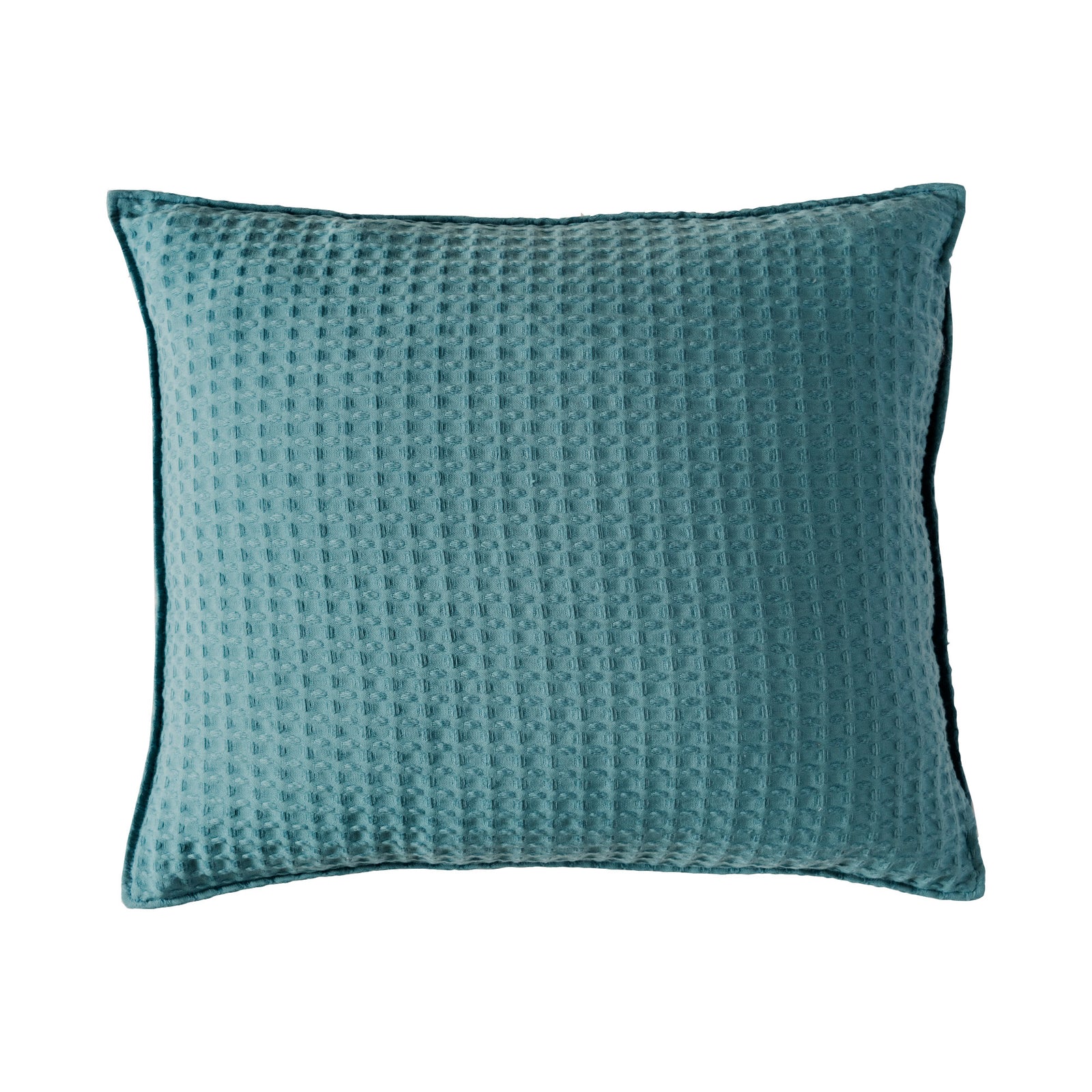 Funda De Almohada Waffle Turquesa EUROPEA