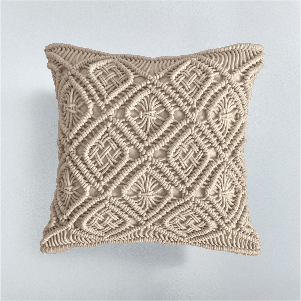 Funda De Cojín Mumbai Macrame CUADRADO