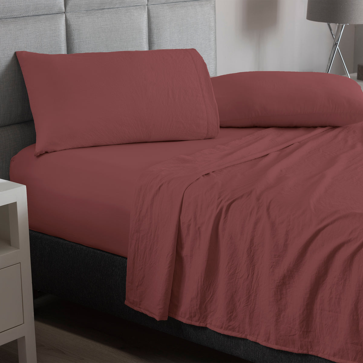 Sábanas Viasoft Washed Blush