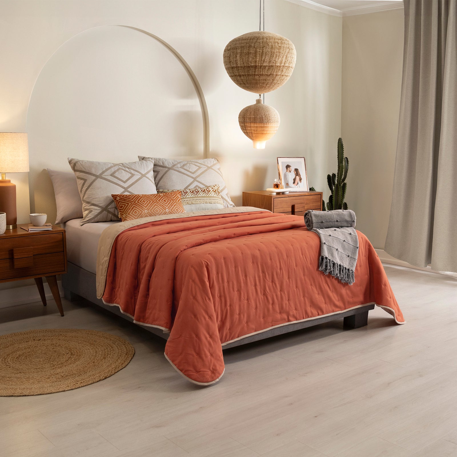 Cubrelecho Novo Terracota KS