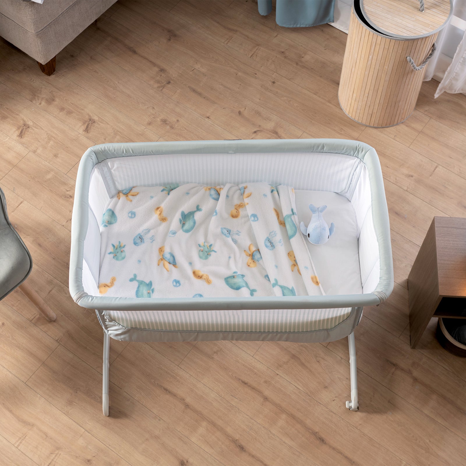 Cobija Baby Ligera Ballenita CARRIOLA