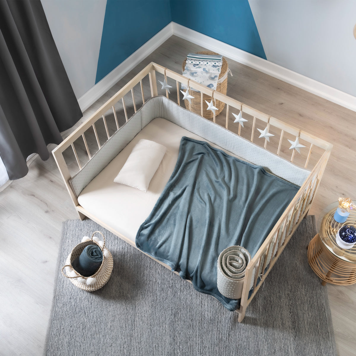 Cobija Baby Ligera Azul CUNA