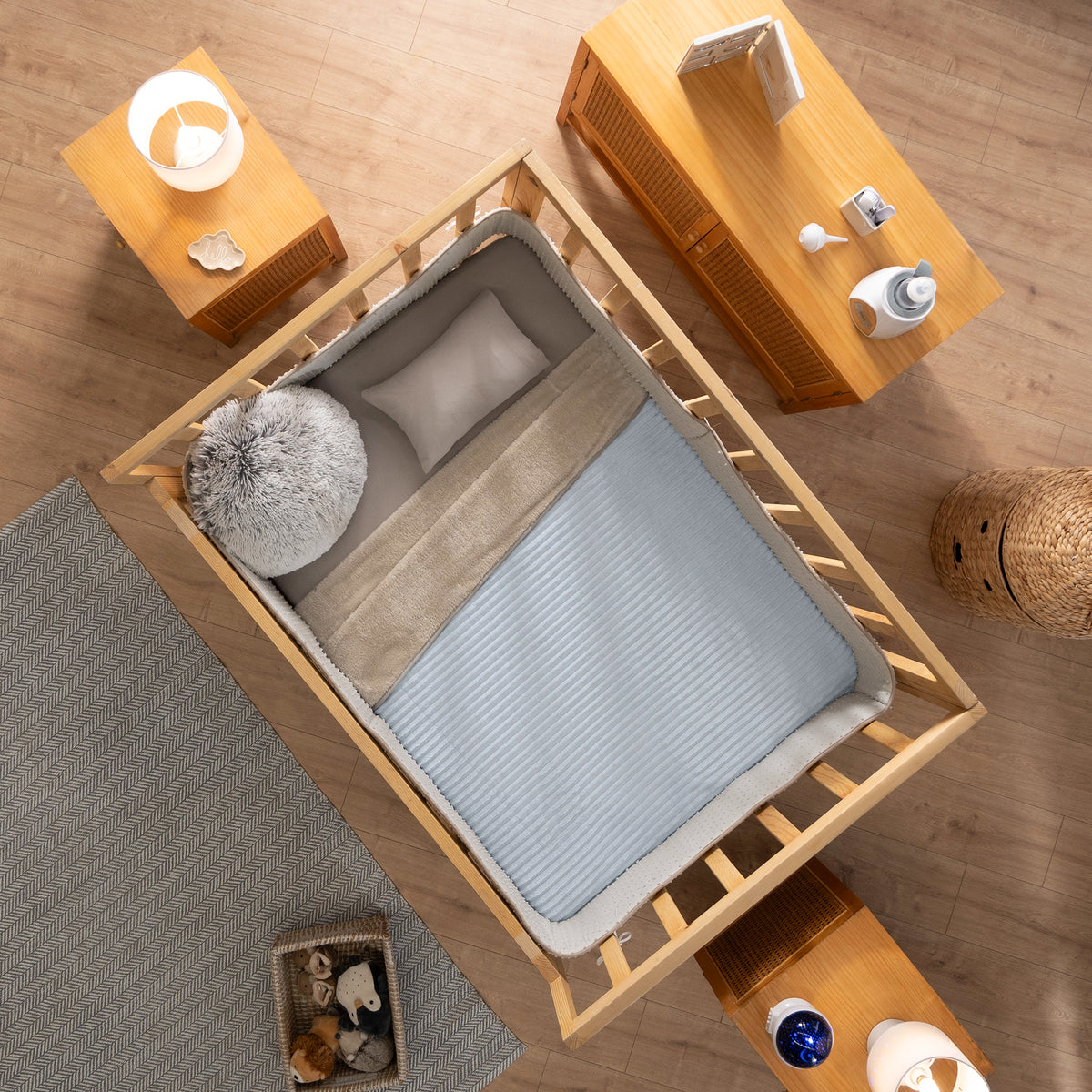 Cobija Baby Siberia Blue CUNA