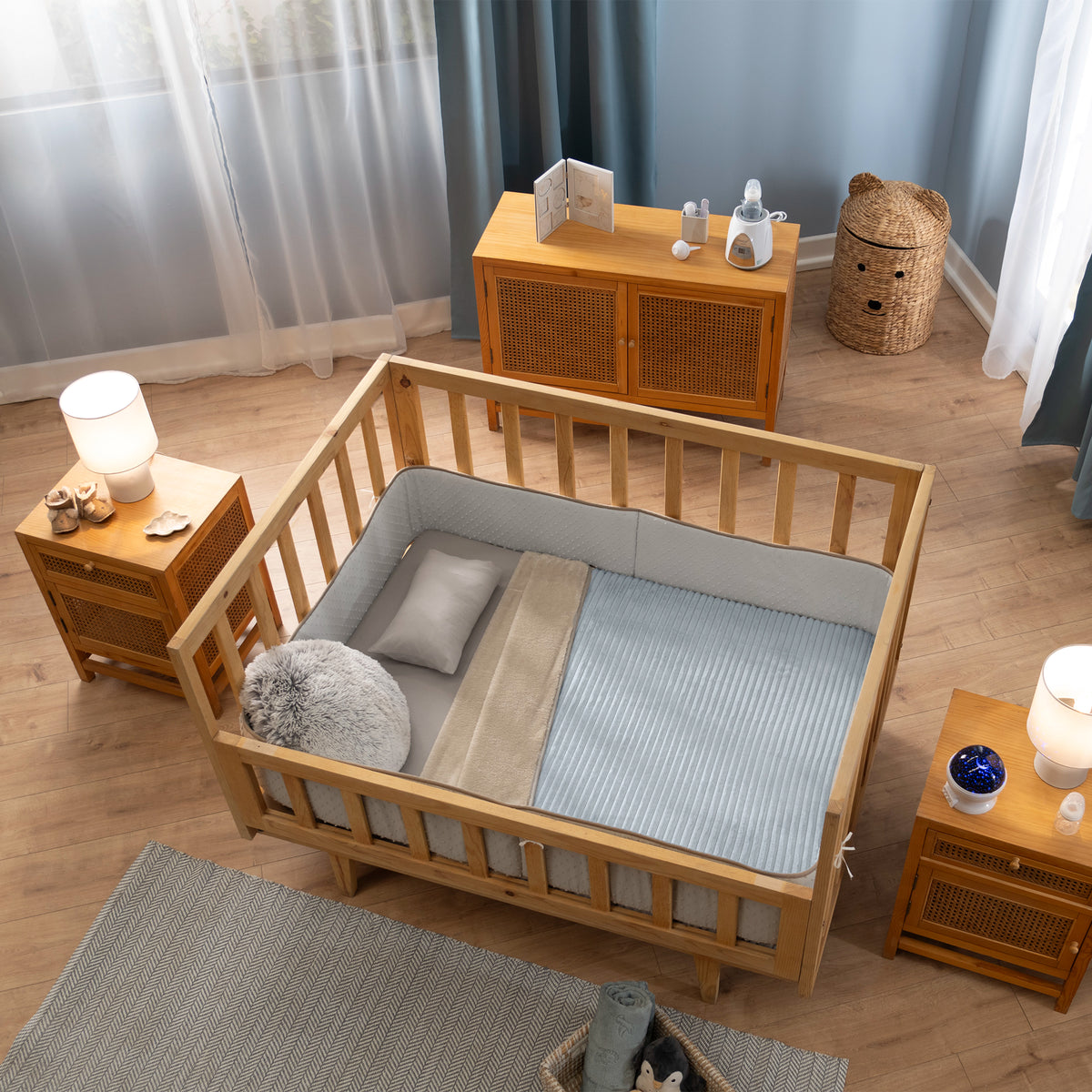 Cobija Baby Siberia Blue CUNA