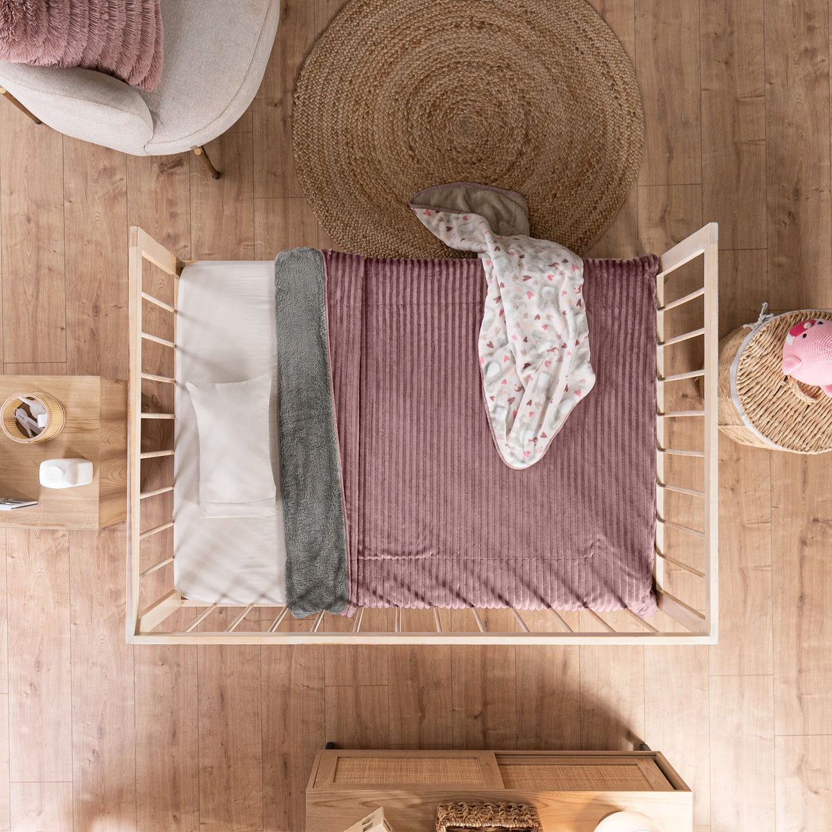 Cobija Baby Siberia Lila CUNA