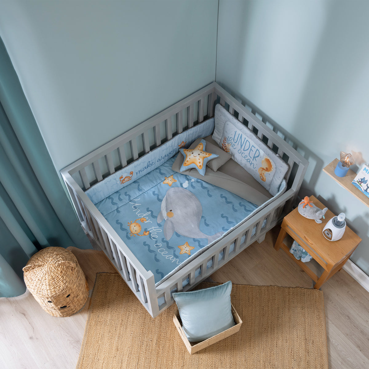 Juego de Edredón Ballenita CUNA