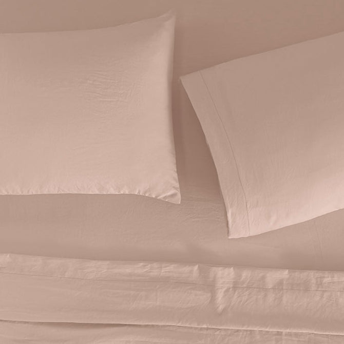 Sábanas Viasoft Washed Sweet Pink KING SIZE