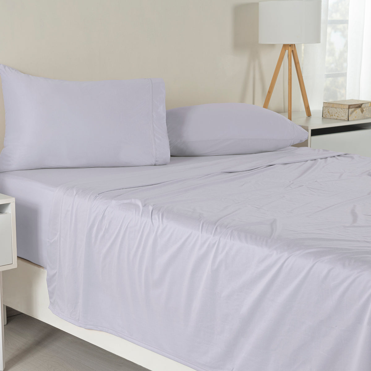 Sábanas Jersey Soft Lavanda KING SIZE