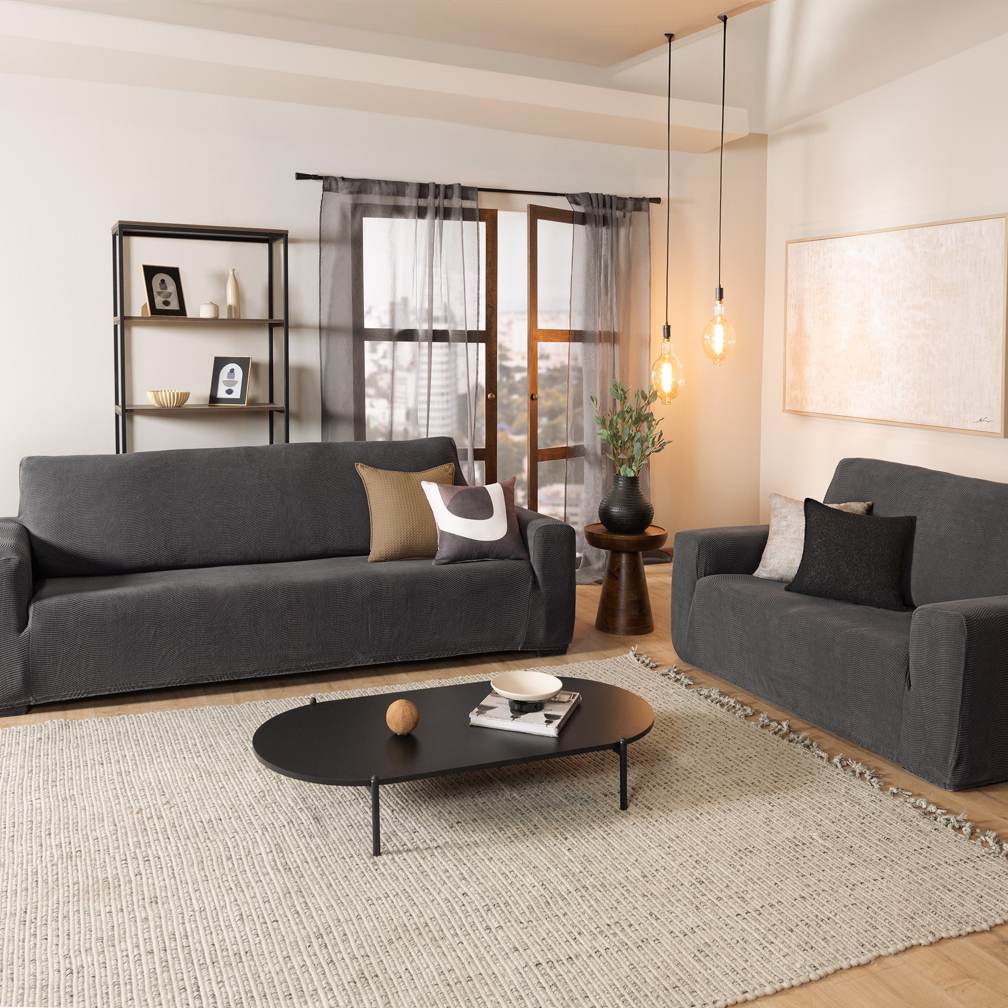 Funda De Sillón Niza Oxford 3 PUESTOS