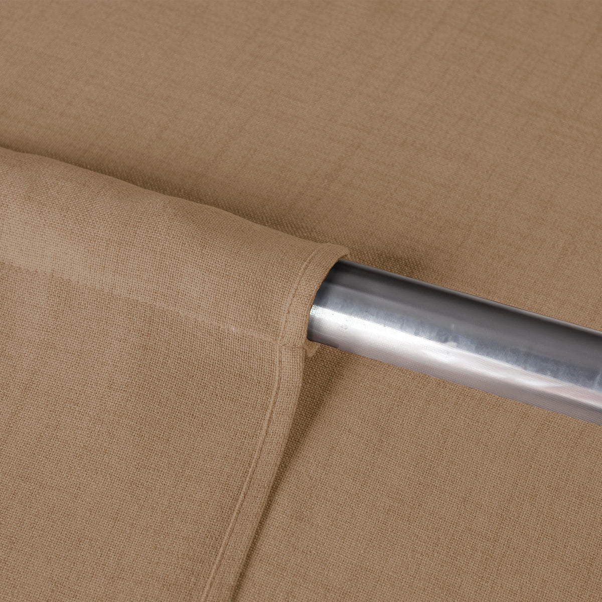 Cortinas Creta Latte LARGA