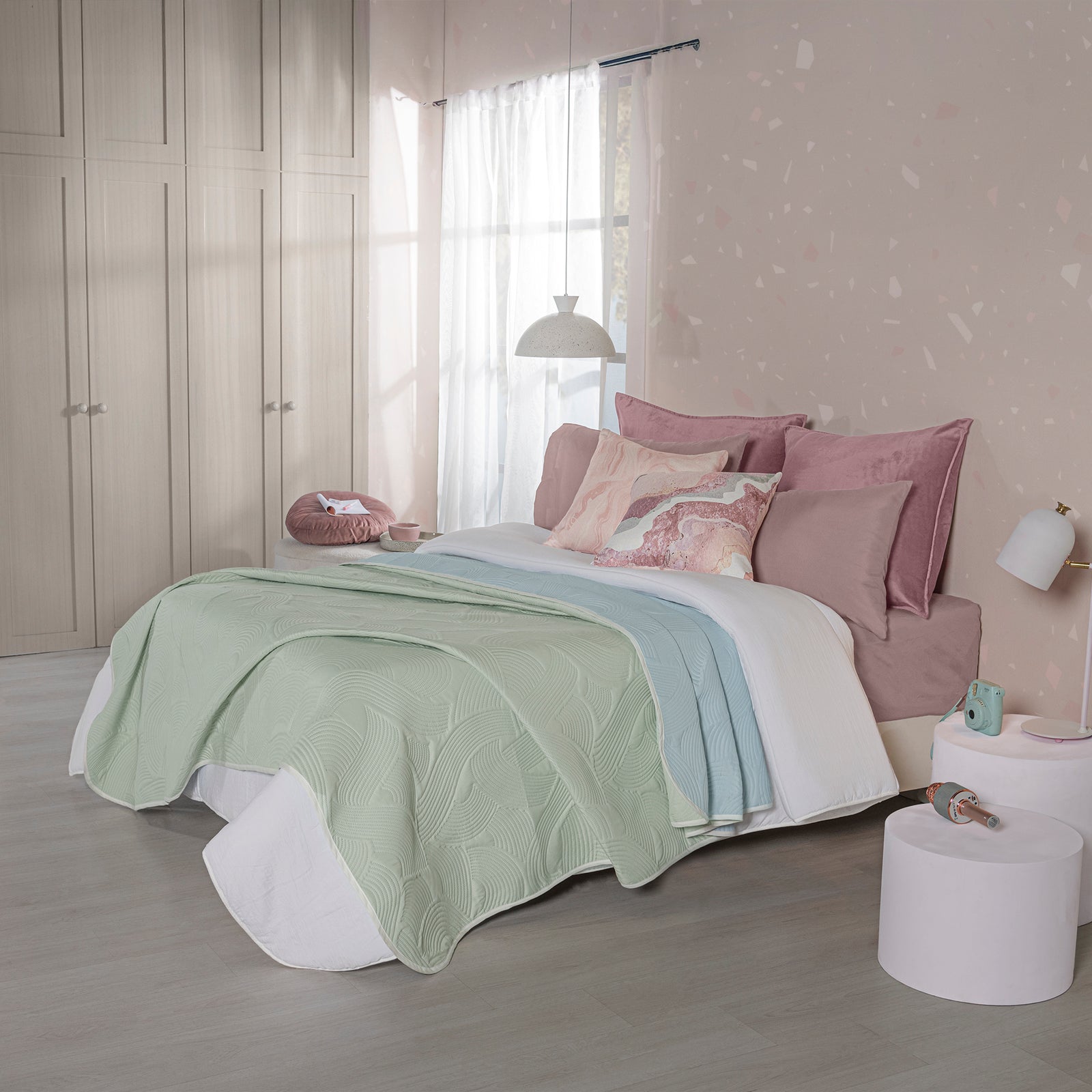 Cubrelecho Novo Blue KING SIZE