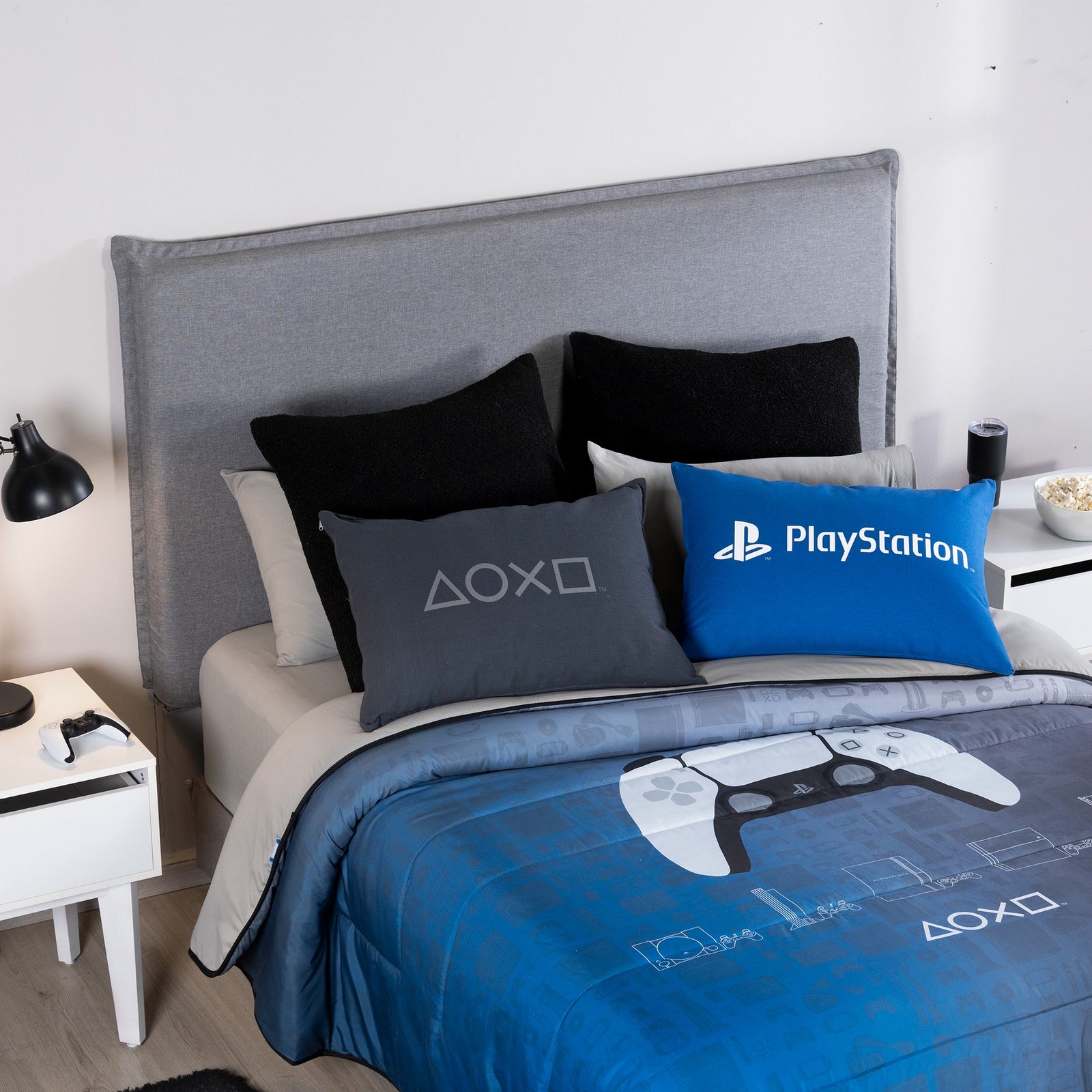 Juego De Edredón Playstation Gamer QUEEN SIZE/DOBLE XL