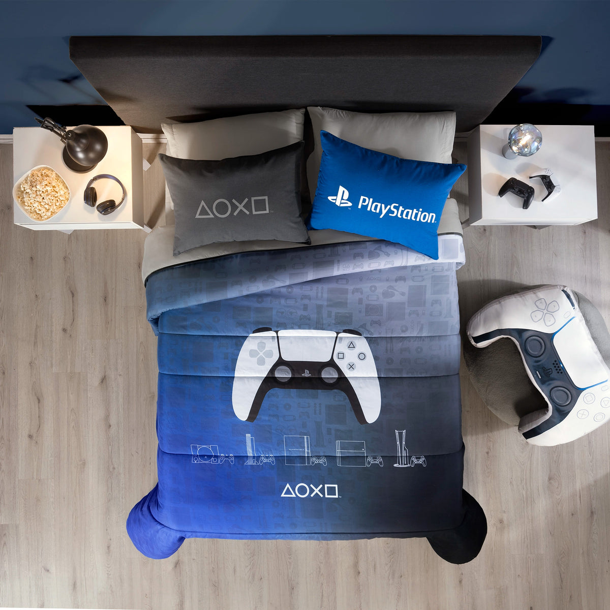Juego De Edredón Playstation Gamer QUEEN SIZE/DOBLE XL