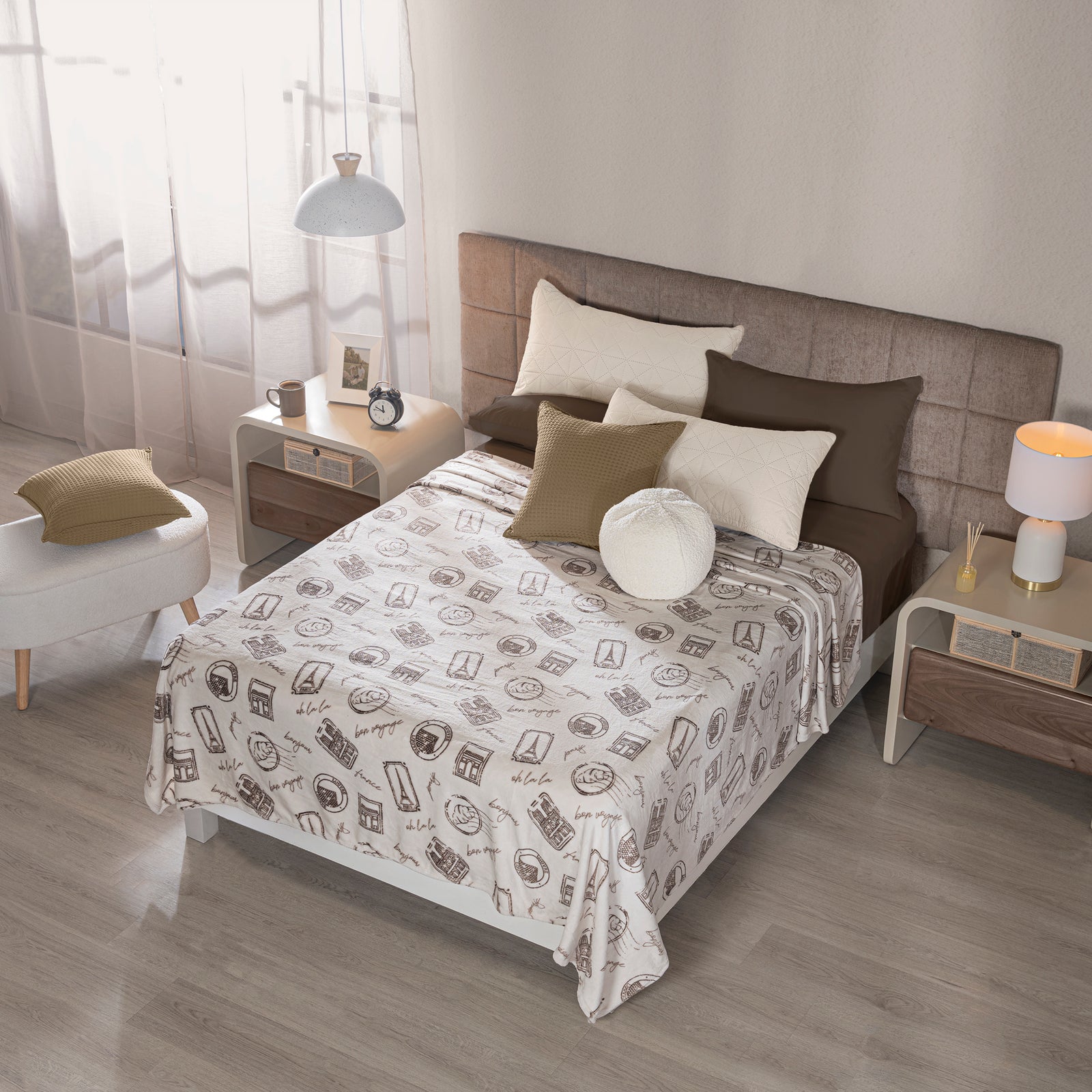 Cobija Ligera Francia DOBLE/SENCILLO XL