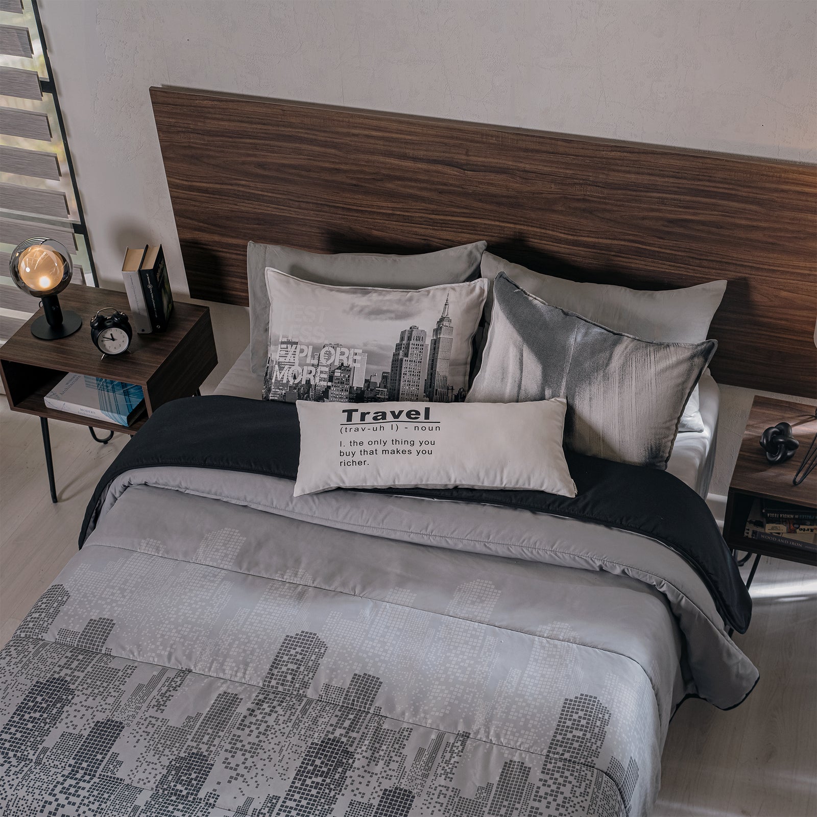 Juego De Edredón City QUEEN SIZE/DOBLE XL