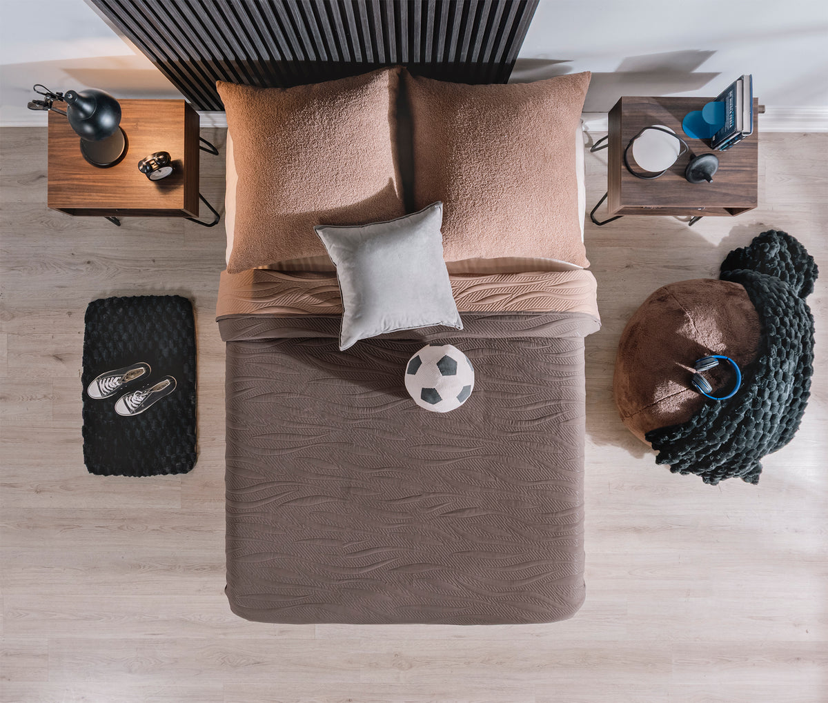 Cubrelecho Novo Coffee KING SIZE