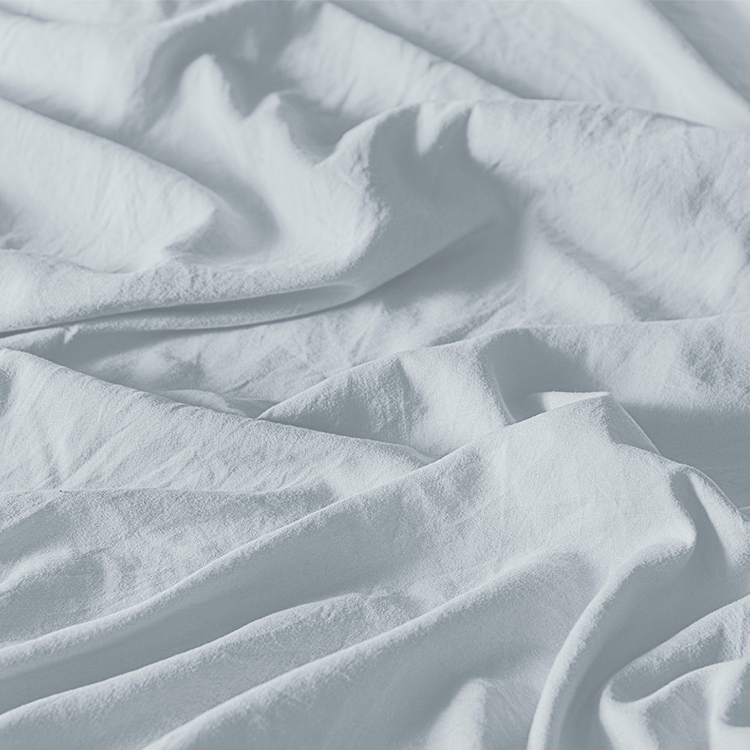 Sábanas Viasoft Washed Blue DOBLE