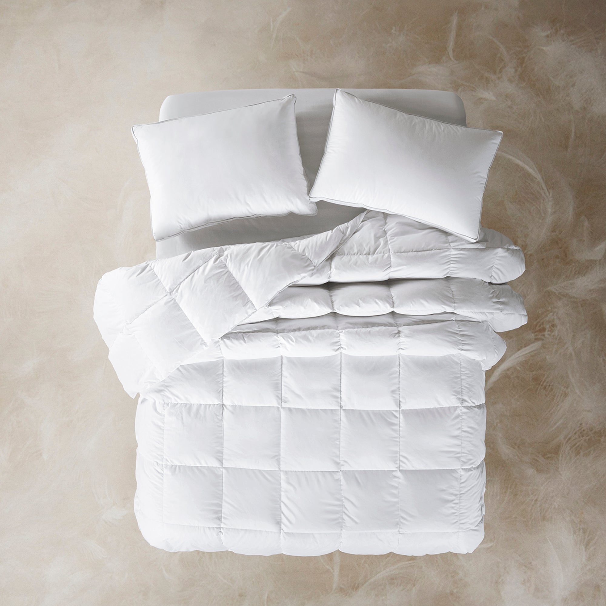 Edredón Plumon De Plumas QUEEN SIZE/DOBLE XL
