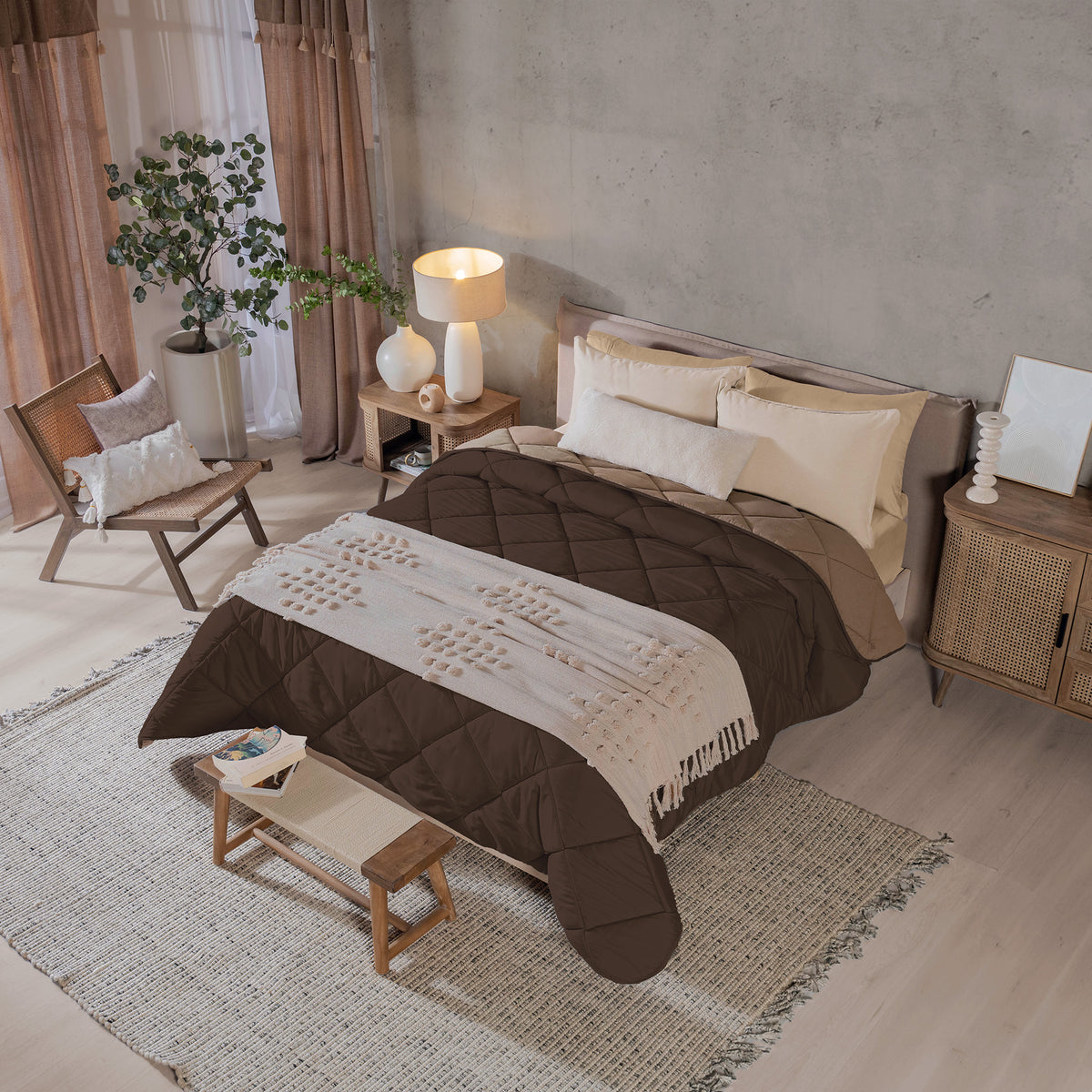 Juego De Edredón Izamal QUEEN SIZE/DOBLE XL