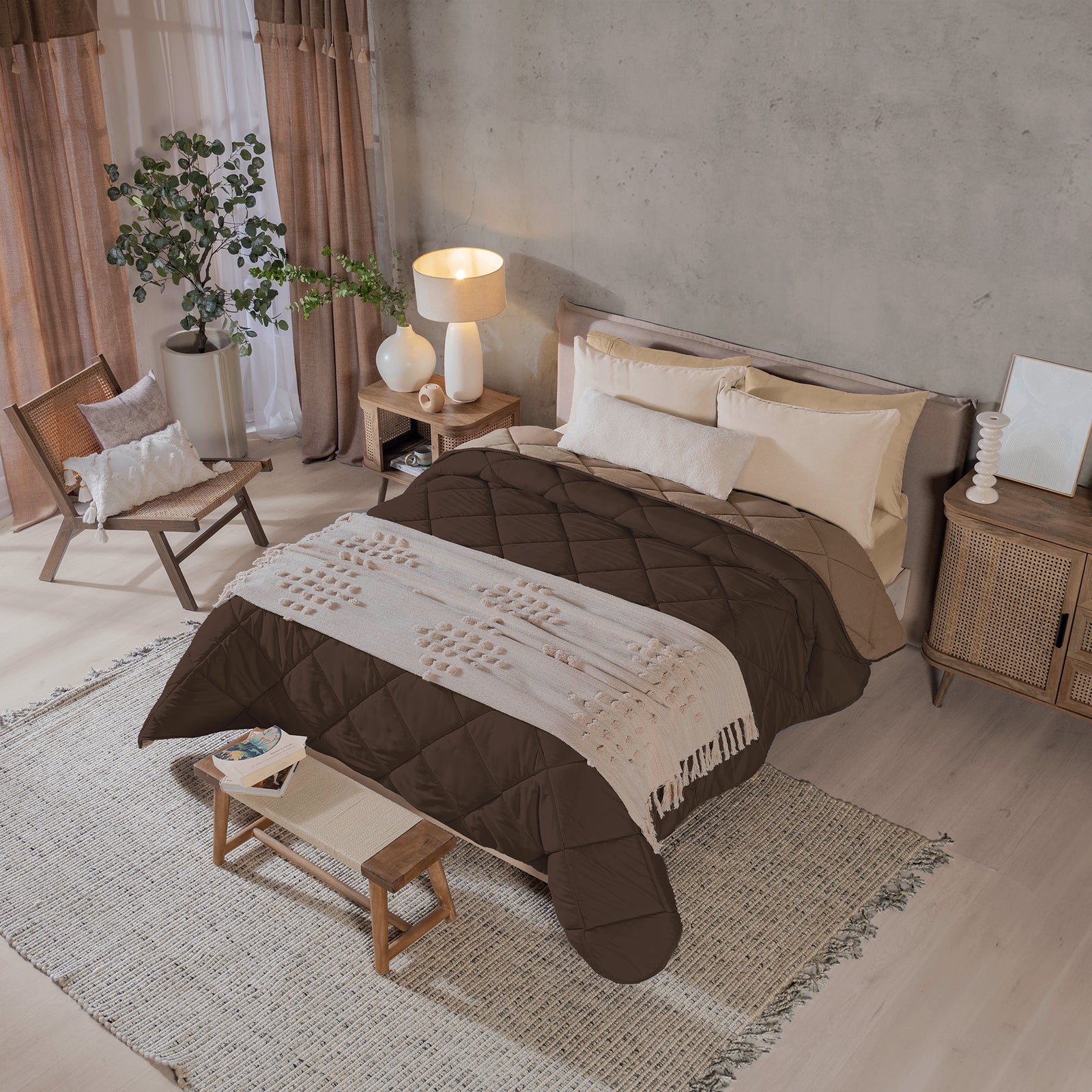 Juego De Edredón Izamal QUEEN SIZE/DOBLE XL