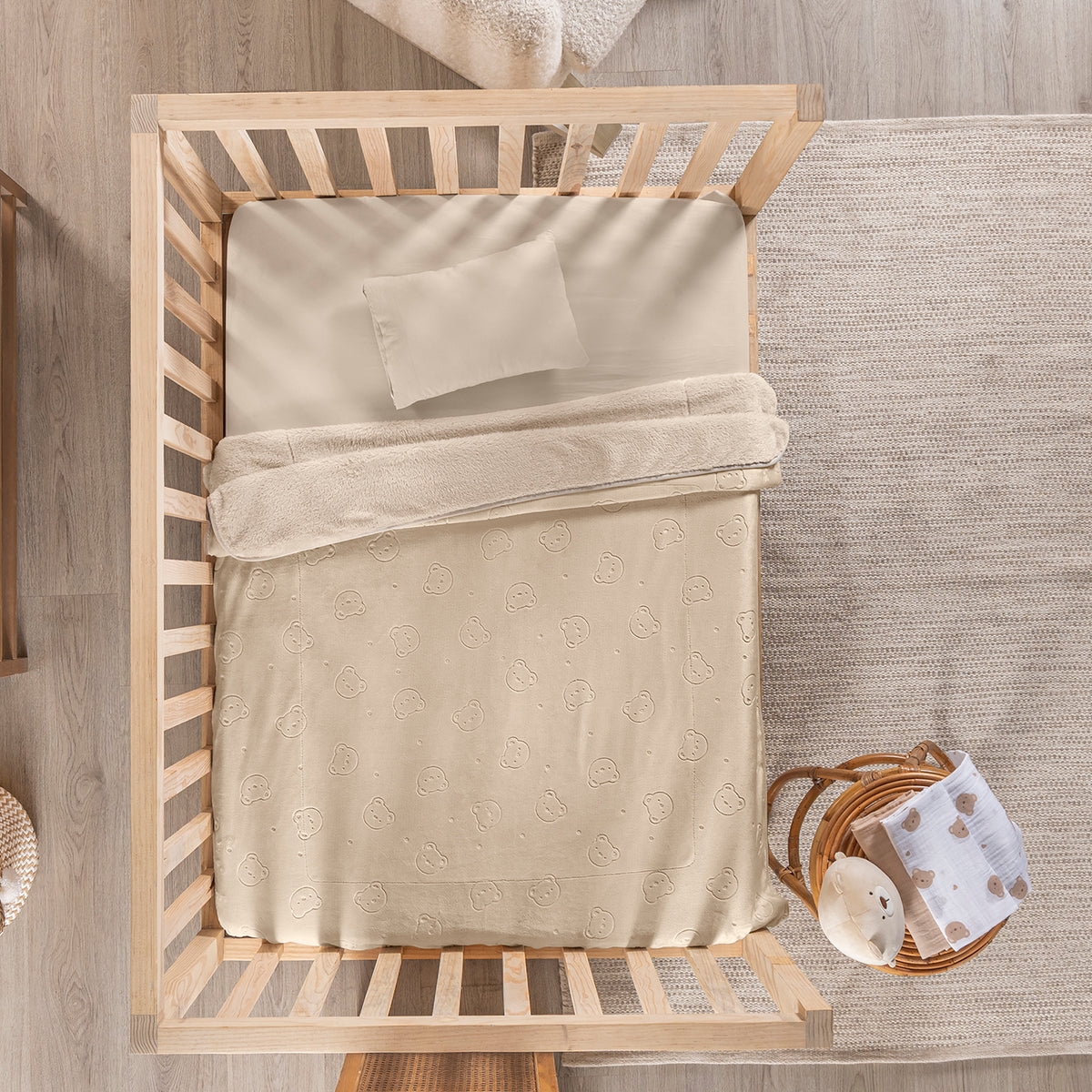 Cobija Baby Siberia Ositos CUNA