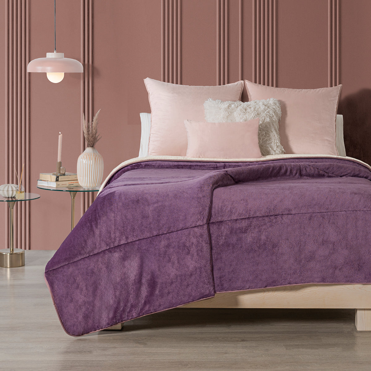 Cobija Invernal Berry KING SIZE/QUEEN SIZE XL