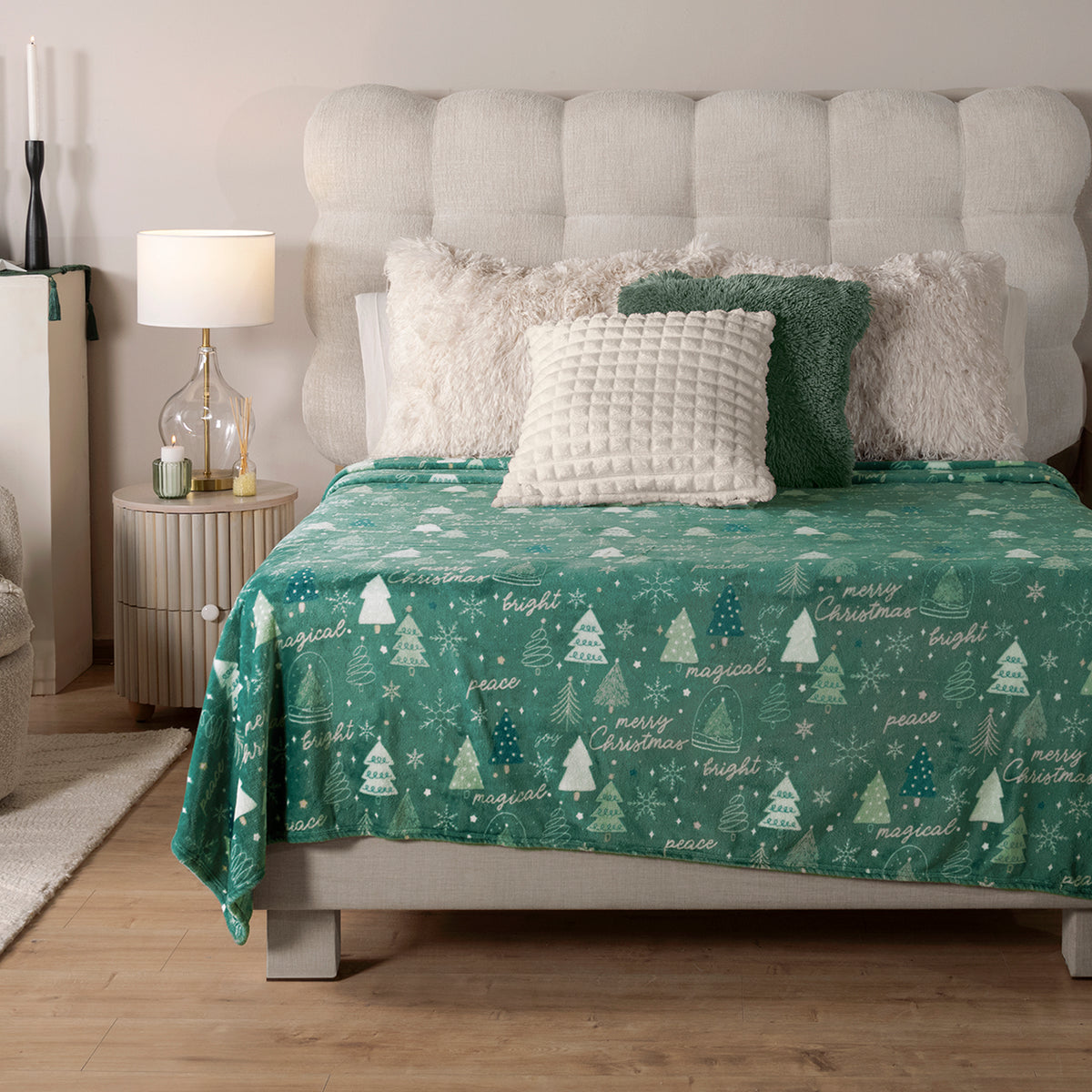 Cobija Ligero Christmas Tree KING SIZE/QUEEN SIZE XL