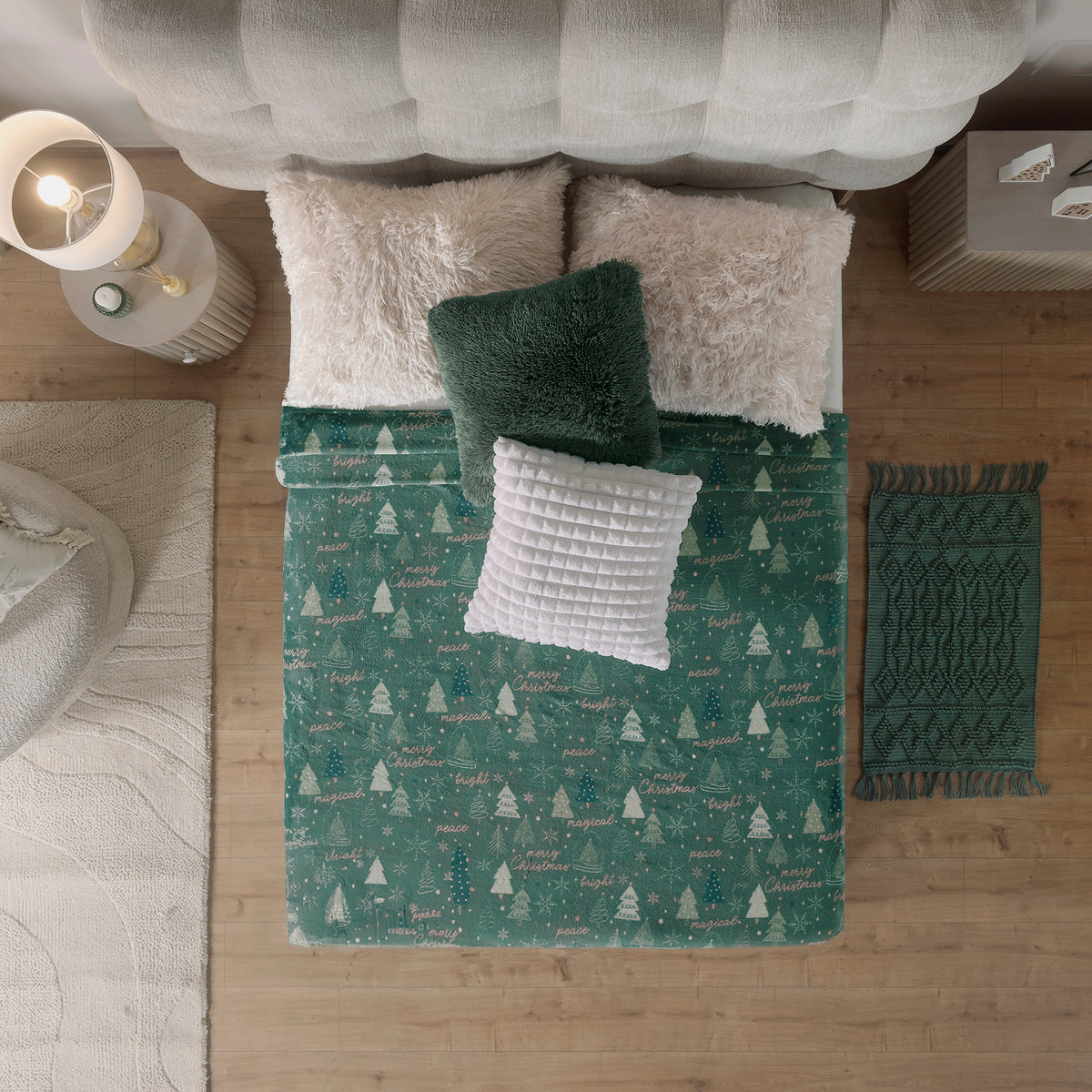 Cobija Ligero Christmas Tree KING SIZE/QUEEN SIZE XL