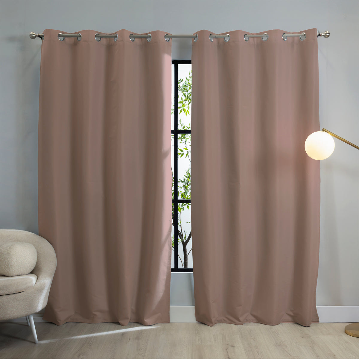 Cortinas Catania Rosa