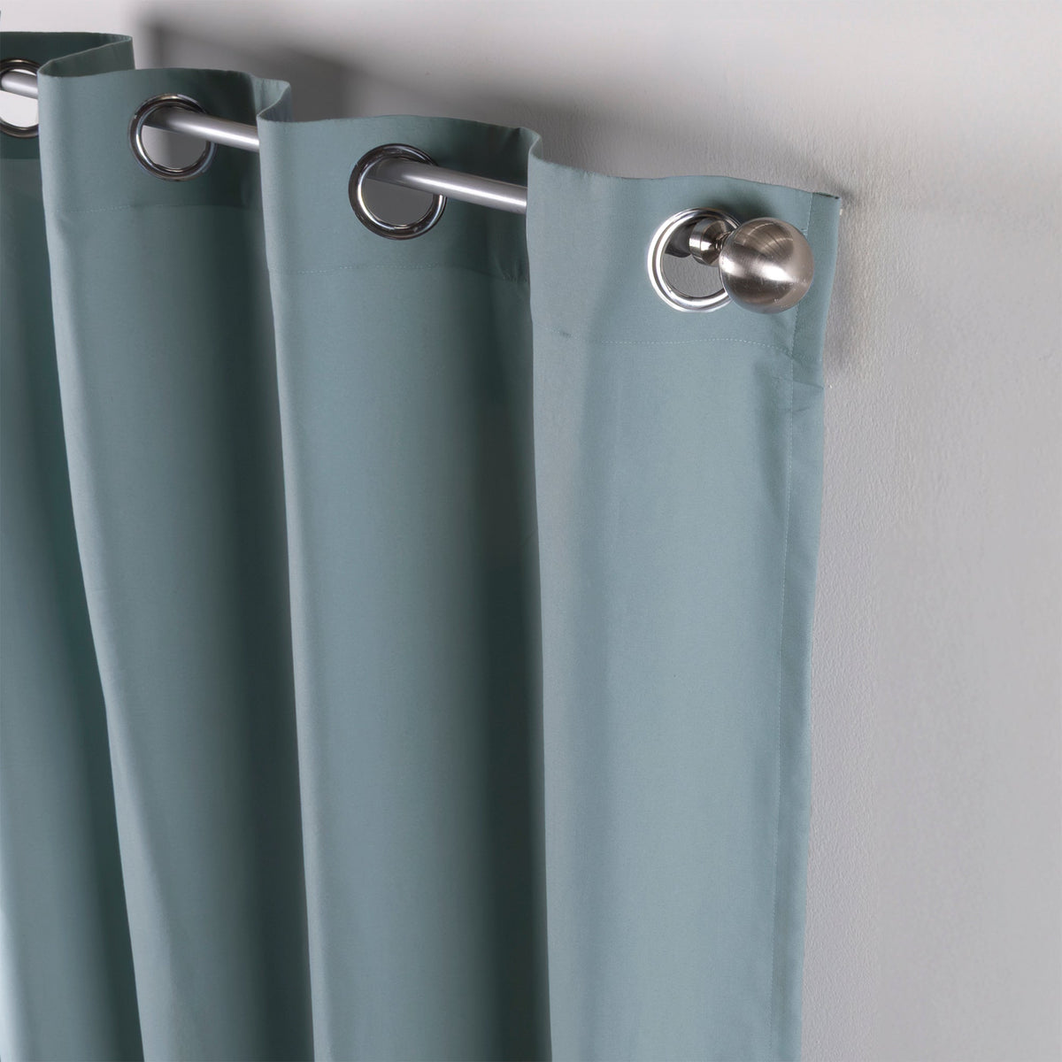 Cortinas Viasoft Celeste LARGA